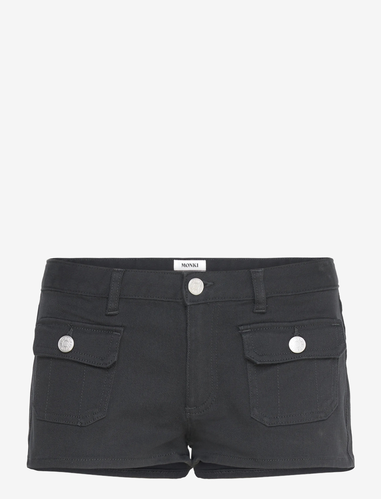 Monki - Mini shorts - jorts - black dark - 0