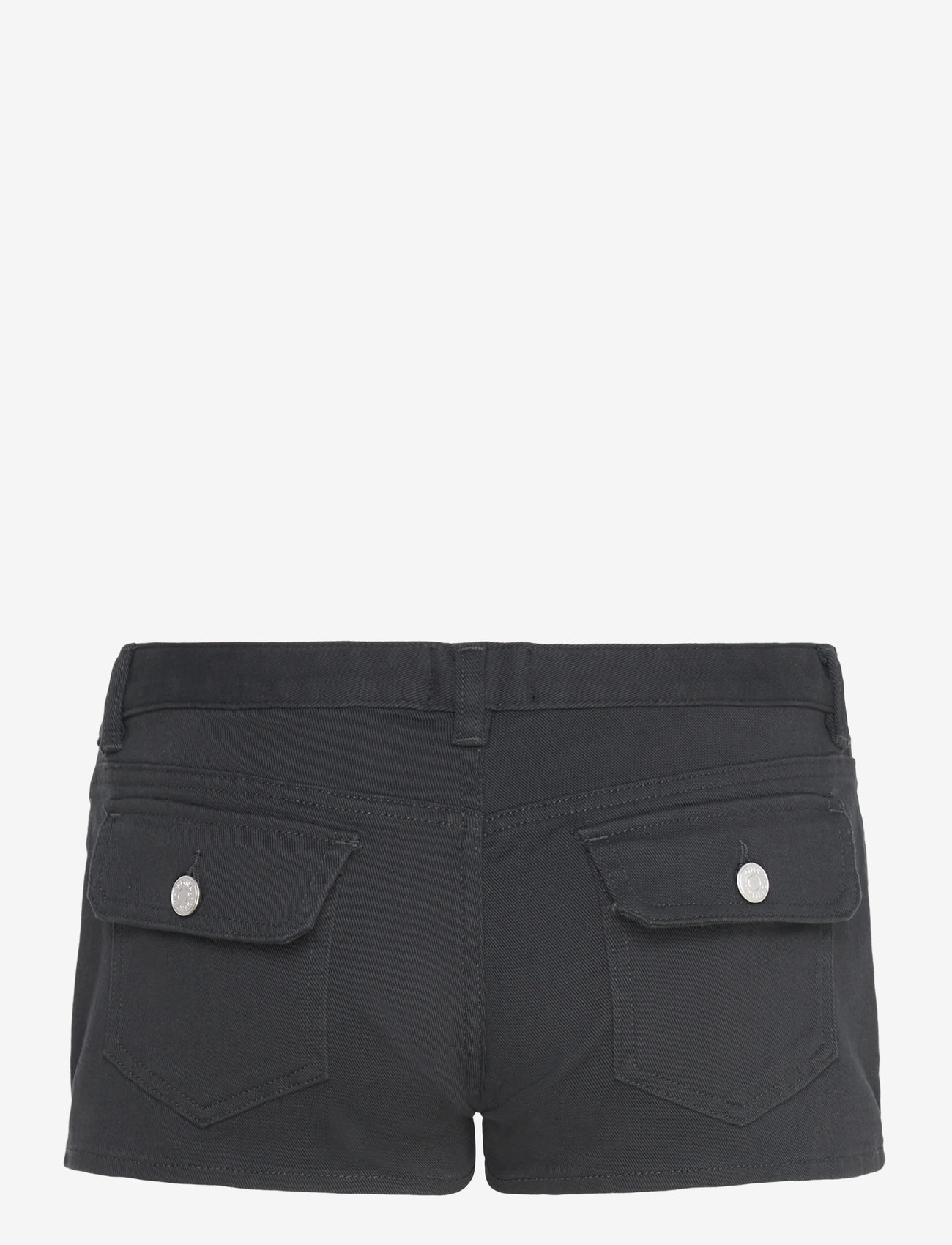 Monki - Mini shorts - jorts - black dark - 1