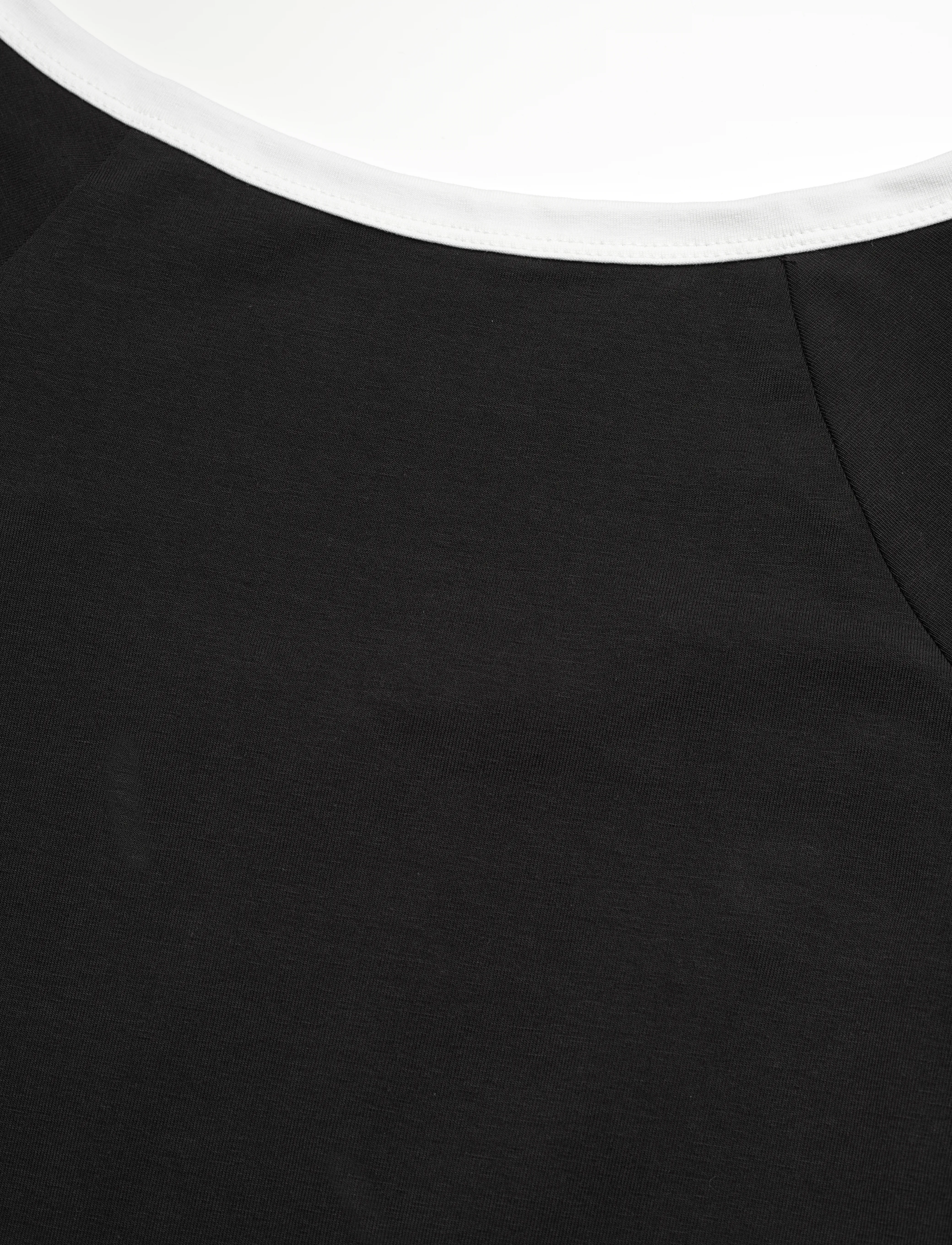 Monki - Mini short sleeve top - t-shirts - black dark - 2