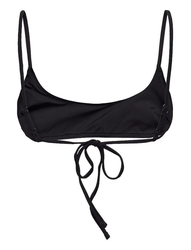 Monki - Scoop Neck Bikini Top - bandeaubikinier - black dark - 1