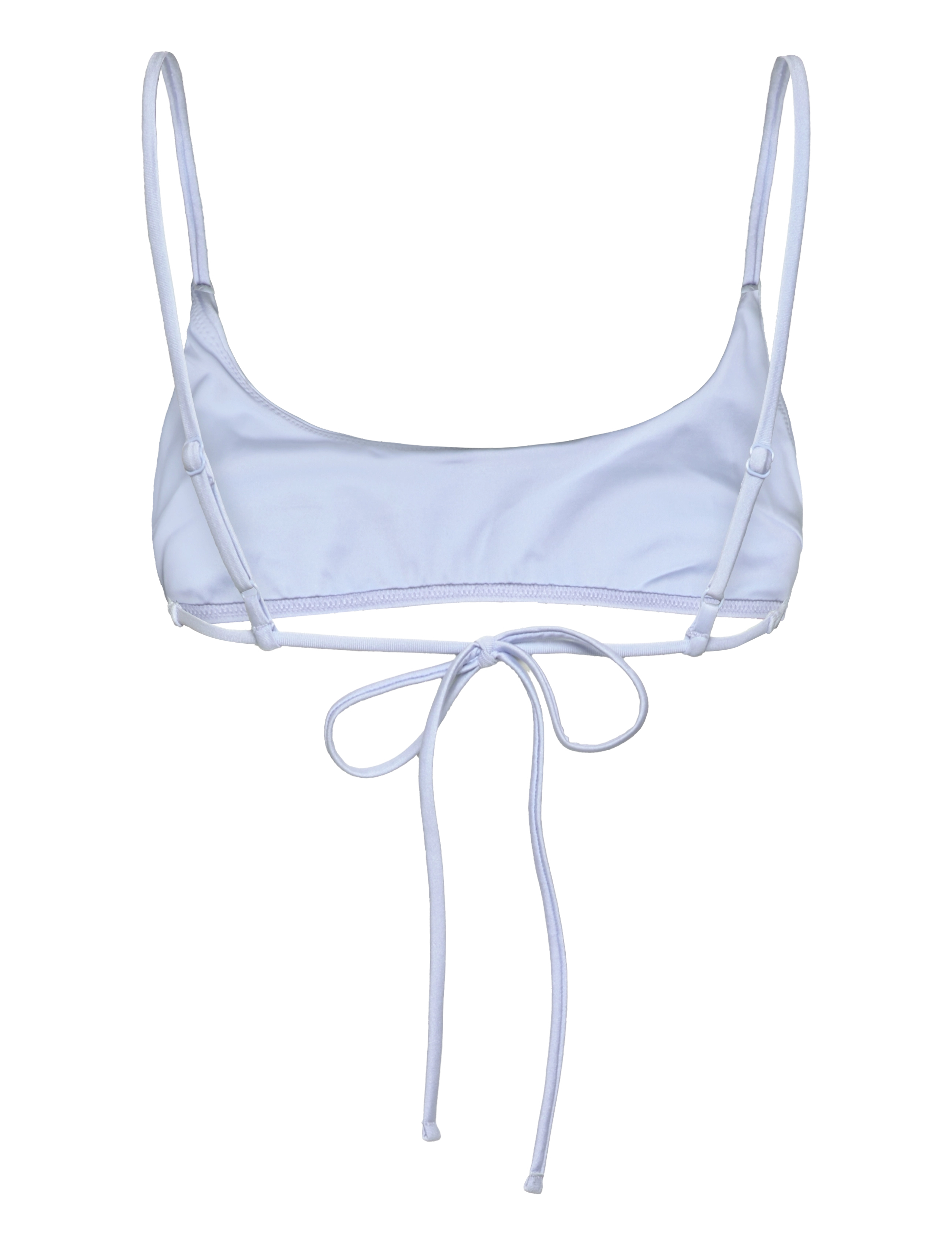 Monki - Scoop Neck Bikini Top - blue light - 1