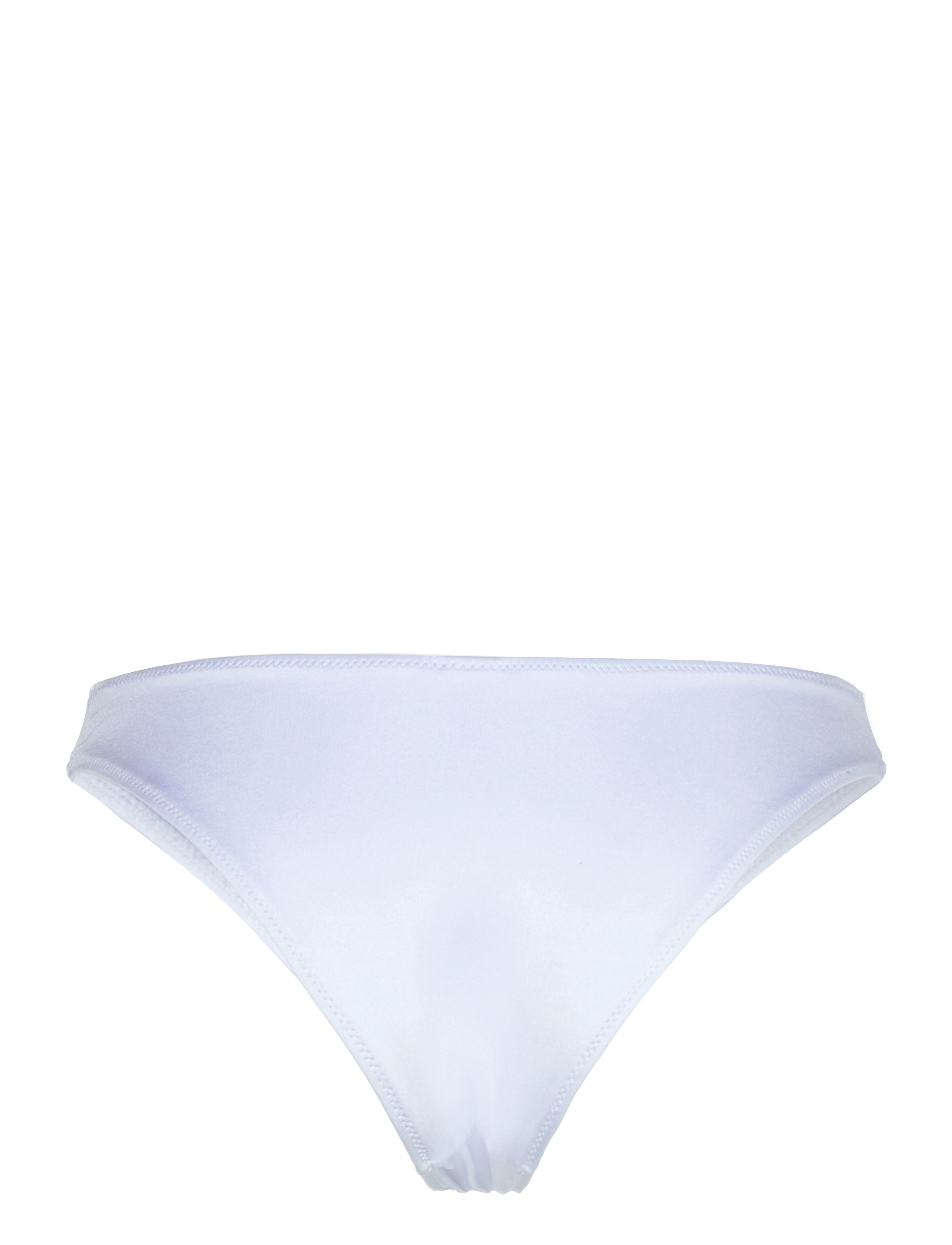 Monki - Scooped High-Cut Bikini Bottoms - brazilian bikini's - blue light - 1
