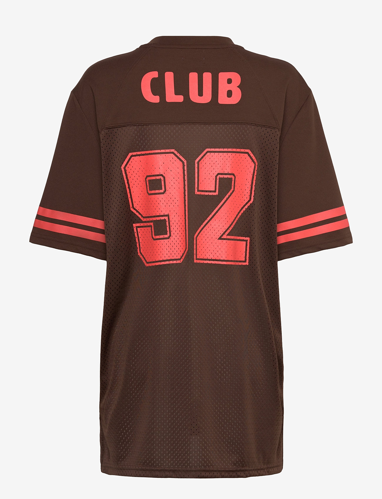 Monki - Tee dress - t-shirtklänningar - brown dark - 1