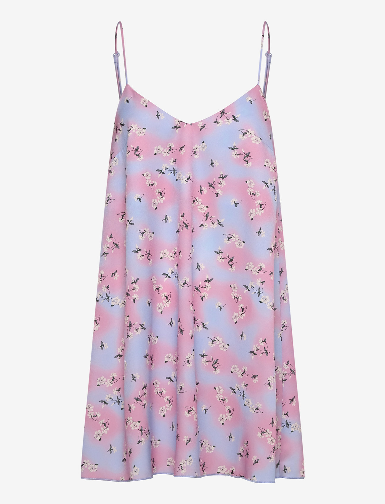 Monki - Strappy mini dress - slipklänningar - blue light - 0