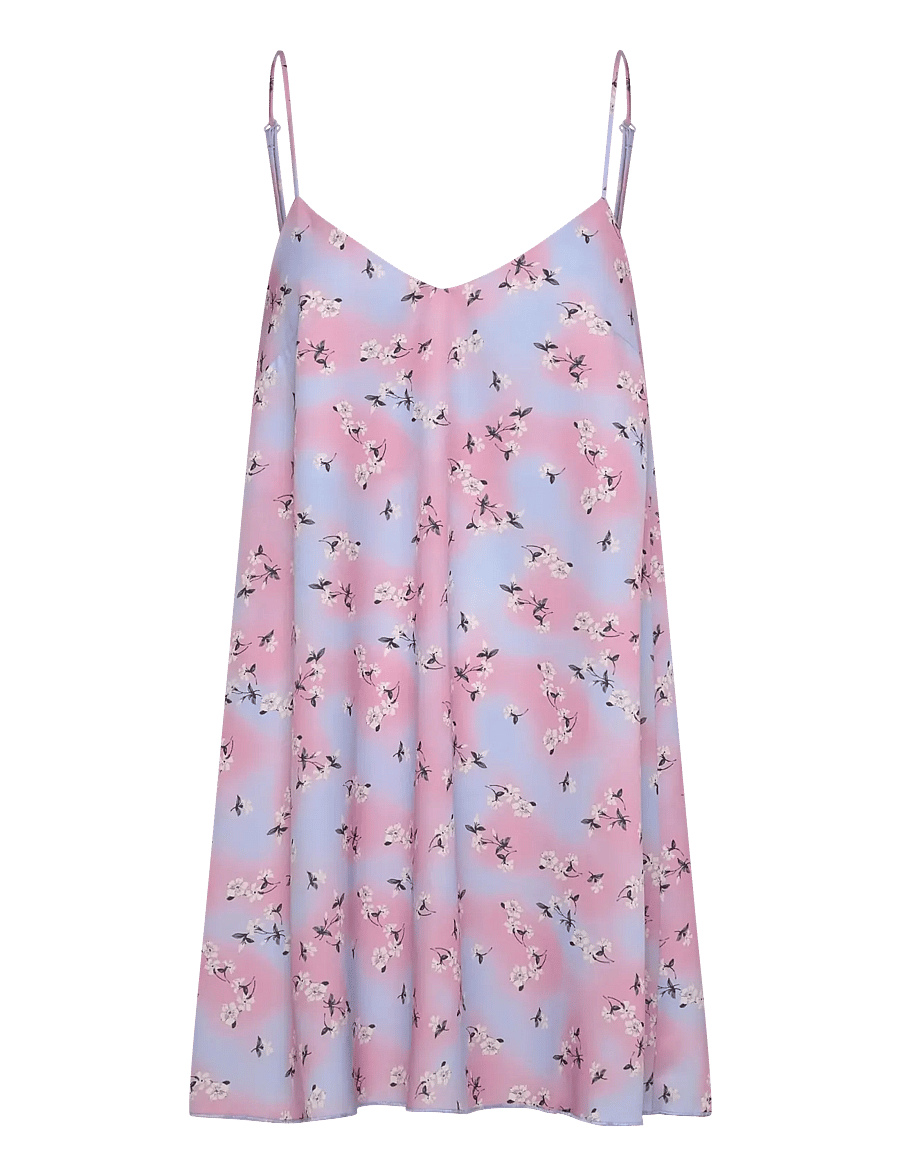 Monki - Strappy mini dress - slip dresses - blue light - 0