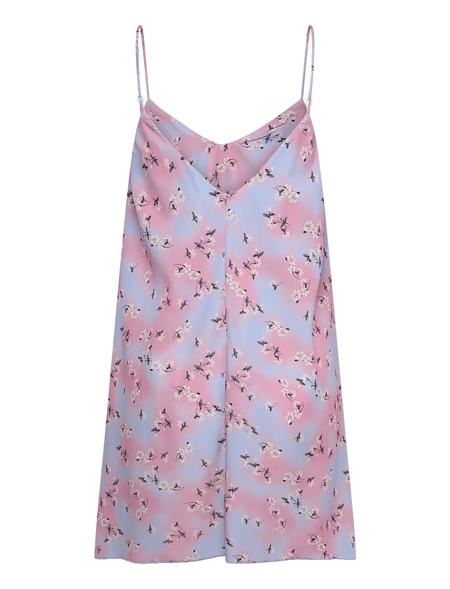 Monki - Strappy mini dress - slip dresses - blue light - 1