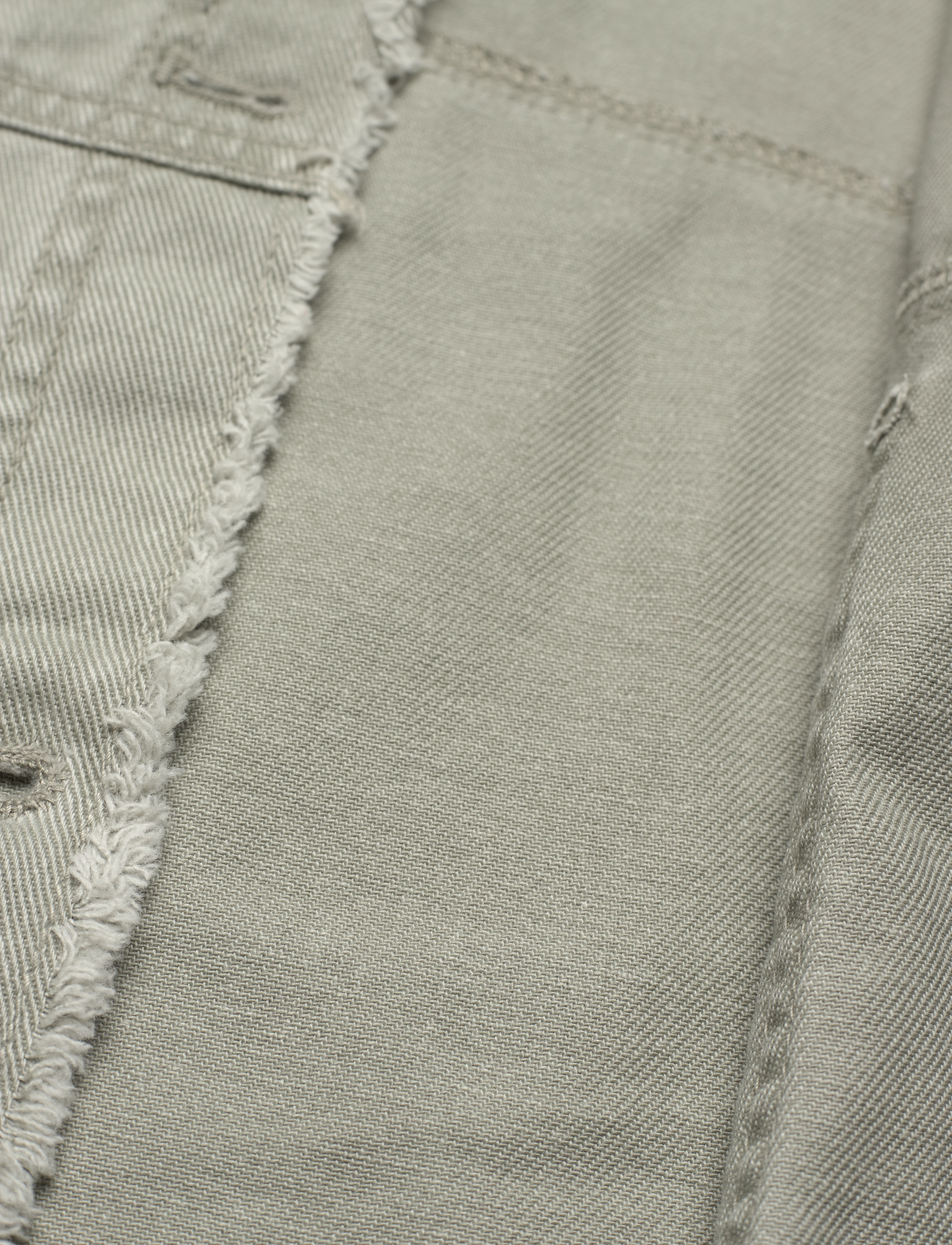 Monki - Cropped Boxy Twill Jacket - kevadjoped - khaki green medium dusty - 4