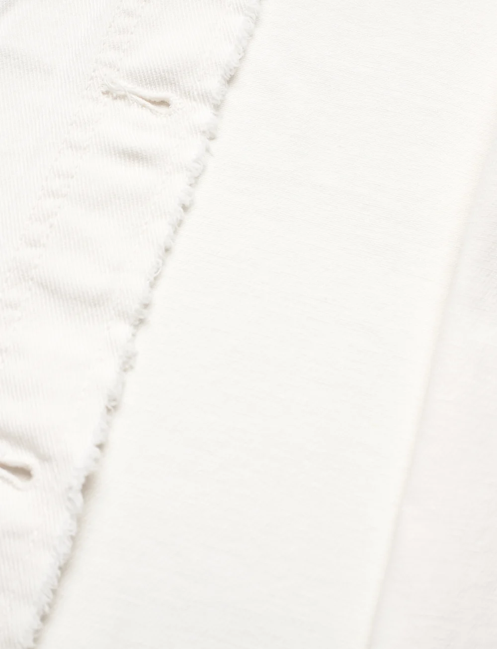 Monki - Cropped Boxy Twill Jacket - sügisjakid - white light - 4