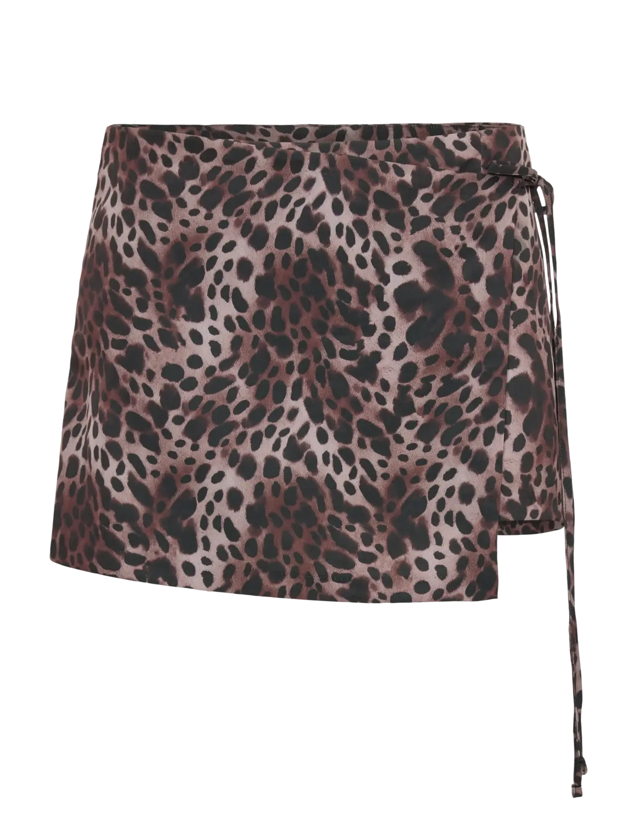 Monki Wrap Skjorts, 38, Shorts, Braun - Casual Frauen