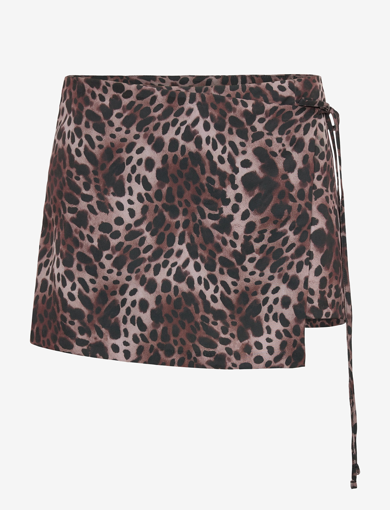 Monki - Wrap skjorts - lühikesed vabaajapüksid - beige dusty light - 0