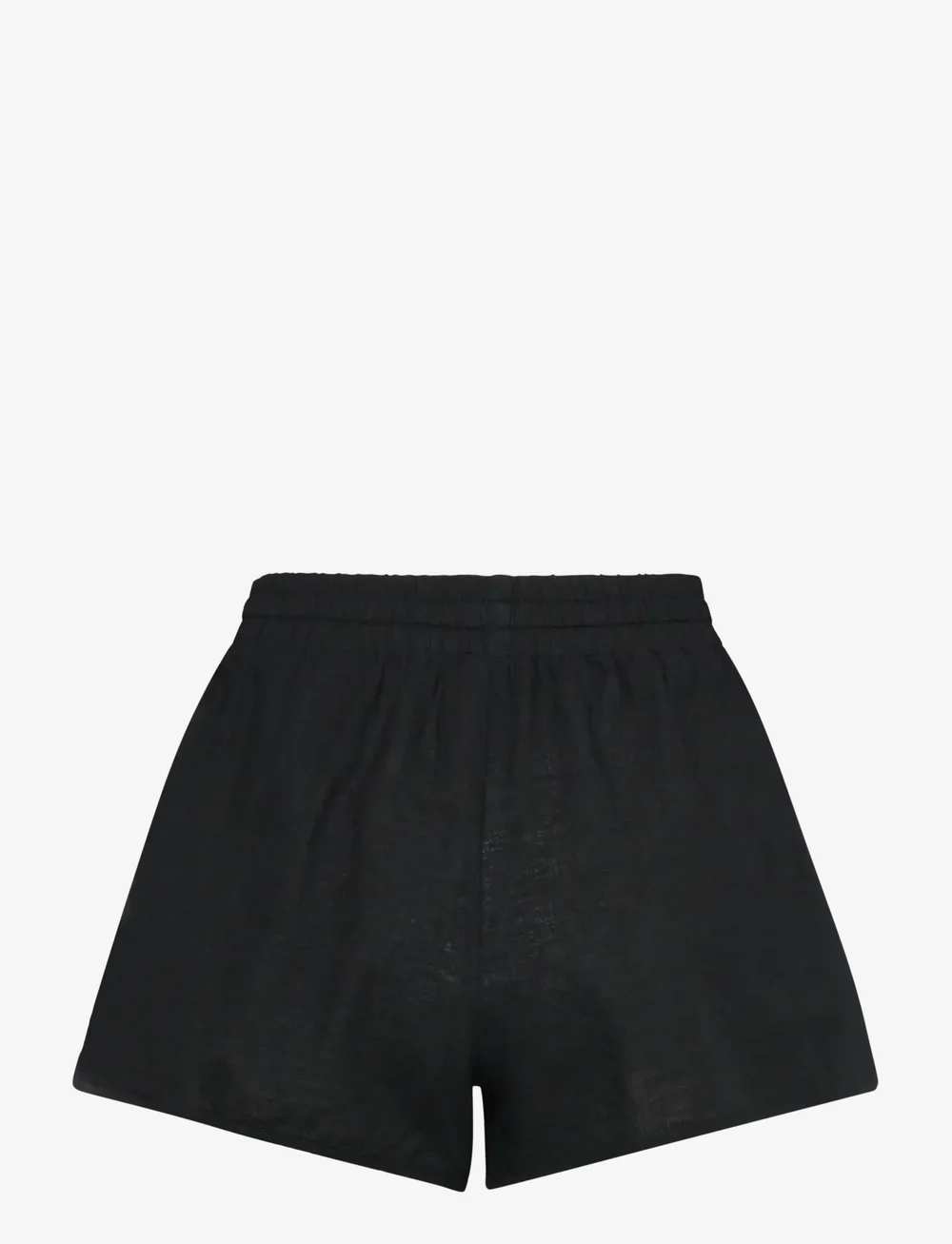 Monki - Linen shorts - linased lühikesed püksid - black dark - 1