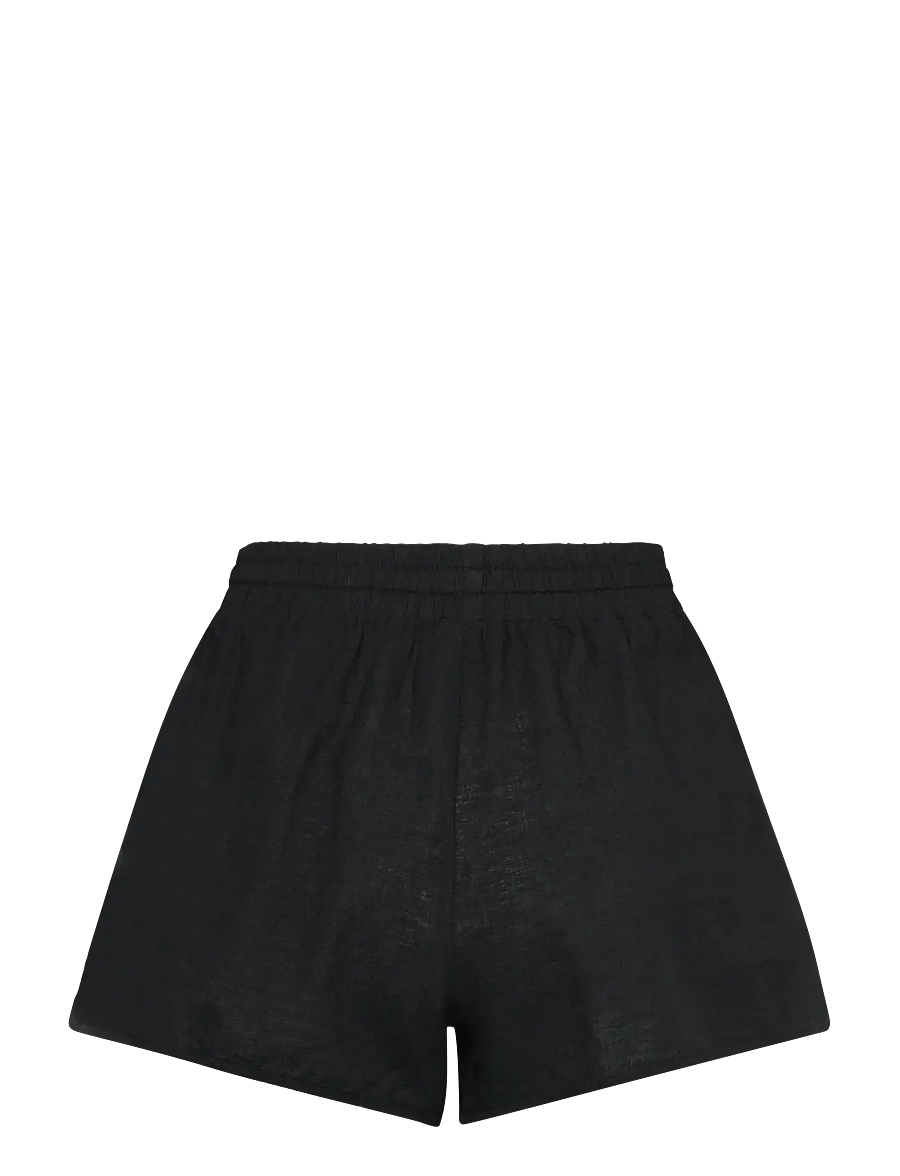 Monki - Linen shorts - linen shorts - black dark - 1