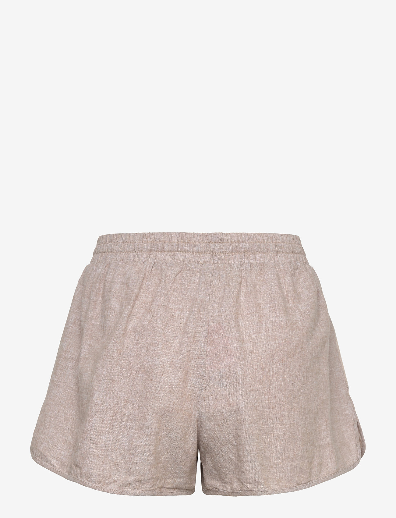 Monki - Linen shorts - linneshorts - mole dusty light - 1