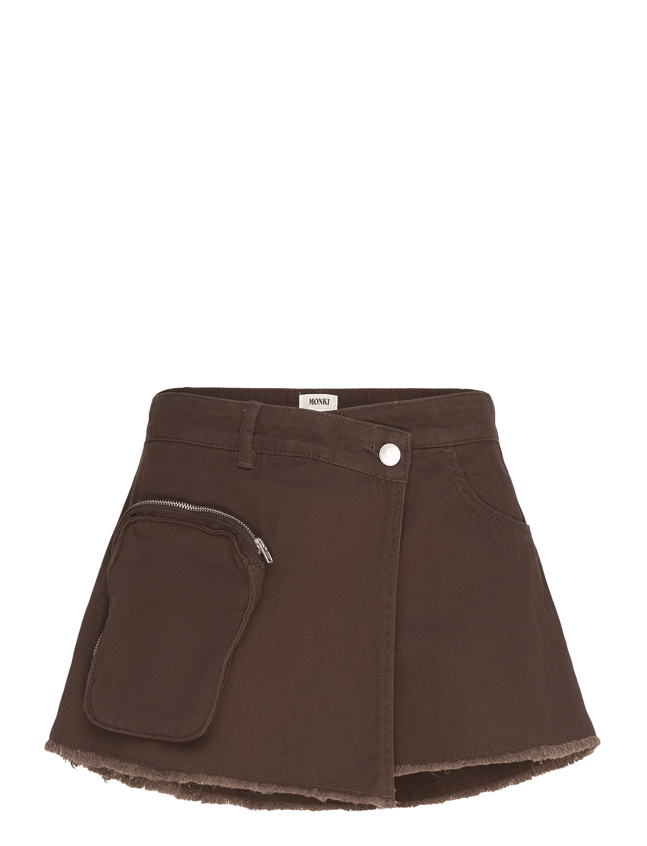 Monki - Asymmetric Cotton Twill Wrap