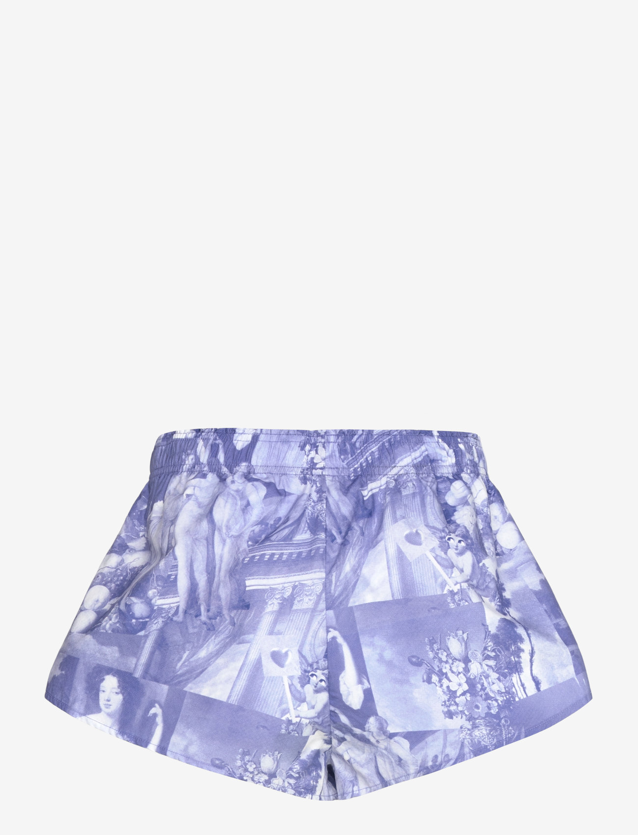 Monki - Pyjamas poplin shorts - casual shorts - blue dark - 1