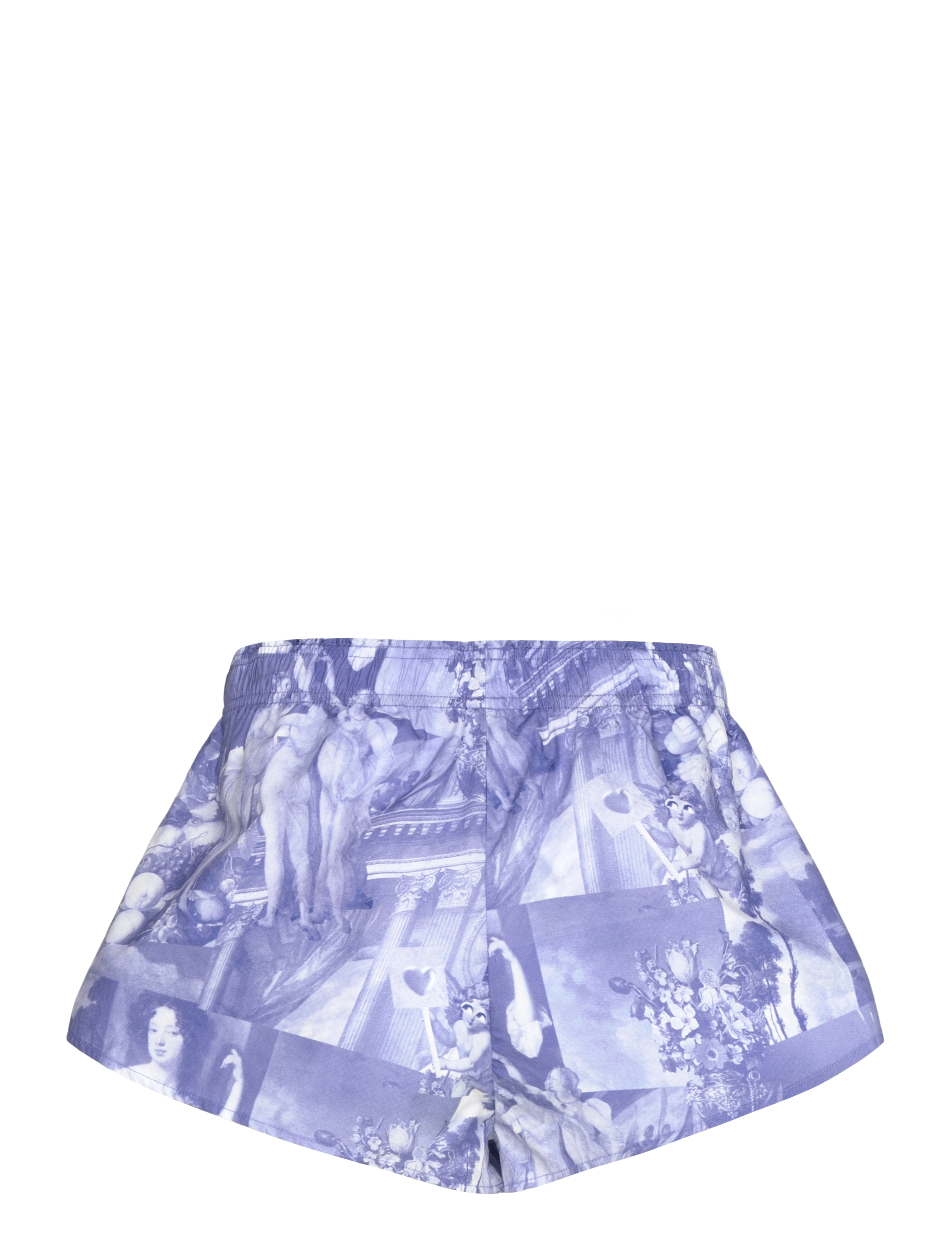 Monki - Pyjamas poplin shorts - freizeitshorts - blue dark - 1