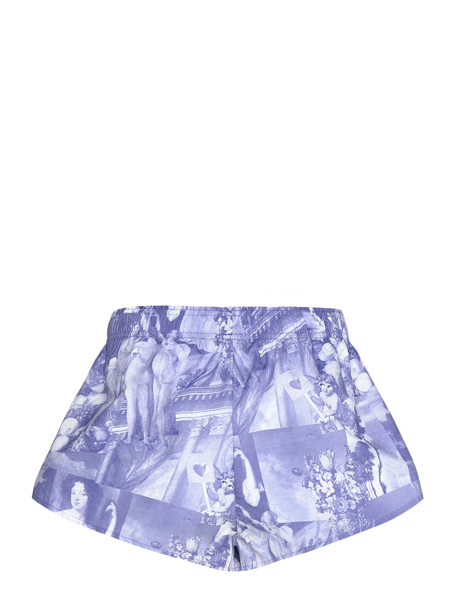 Monki - Pyjamas poplin shorts - casual shorts - blue dark - 1