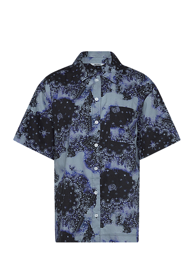 Oversized Short-Sleeved Cotton Poplin Shirt - KortæRmede Skjorter