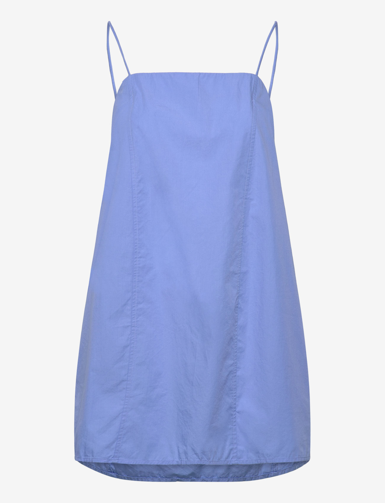 Monki - Tie-Back Twill Mini Dress - konfirmation - blue medium - 0