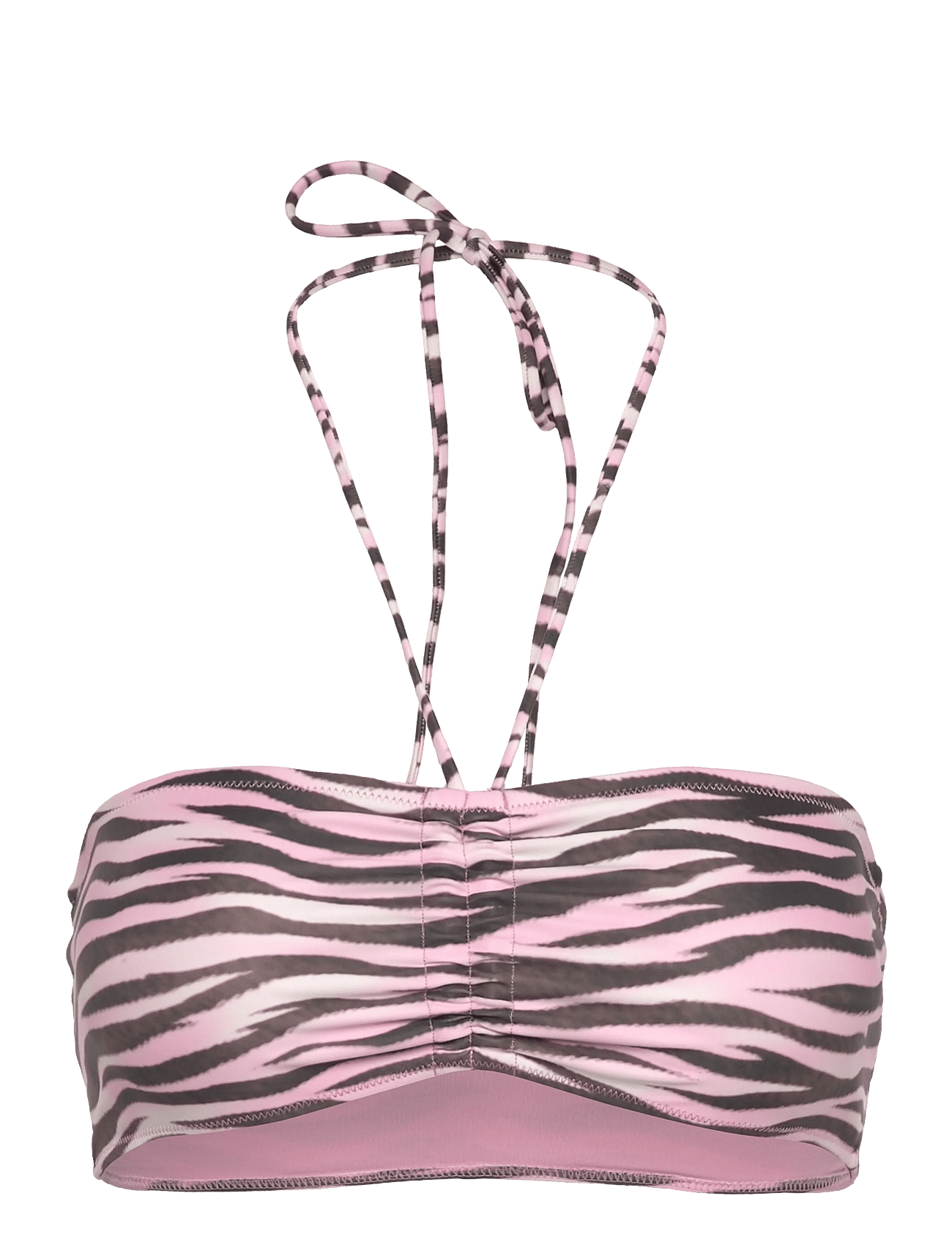 Monki - Drawstring Bandeau Halter Bikini