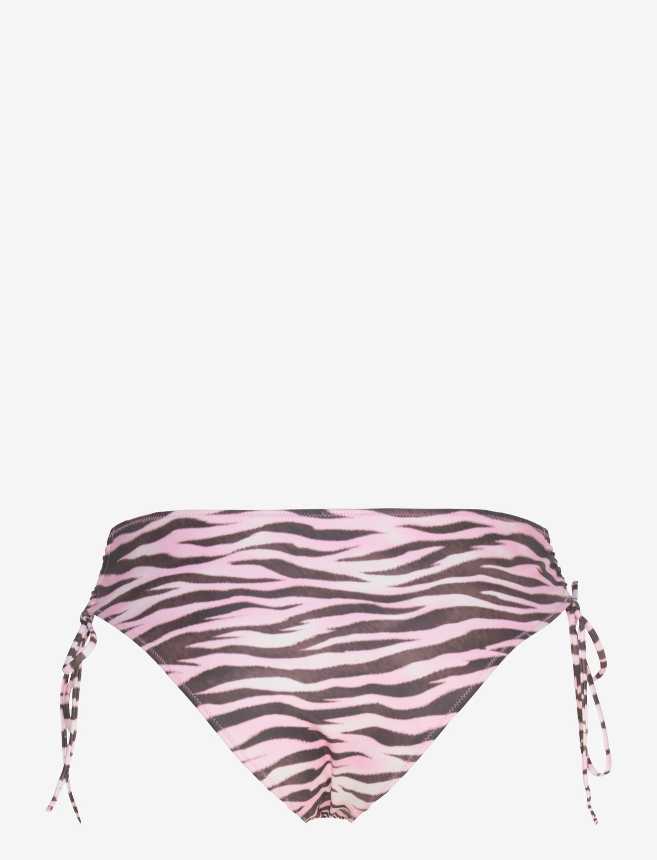 Monki - Printed Tie-Side Bikini Bottoms - bikinis mit seitenbändern - pink medium dusty - 1
