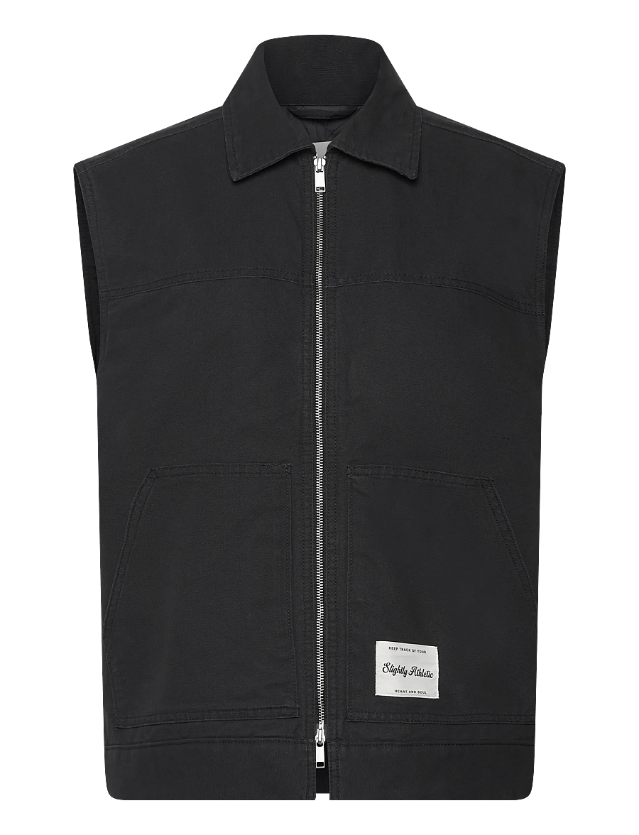 Monki - Oversized vest - steppwesten - black dark - 0