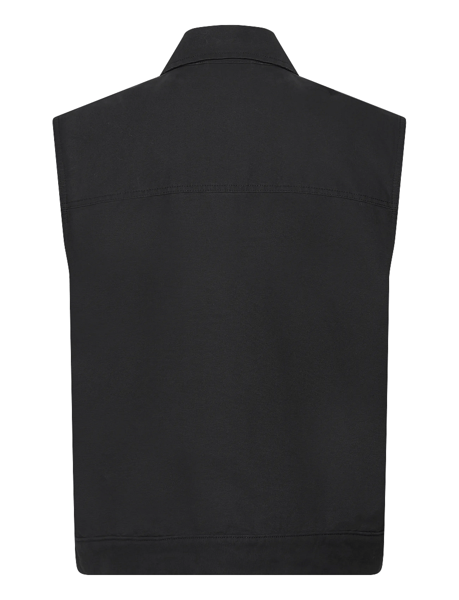 Monki - Oversized vest - steppwesten - black dark - 1