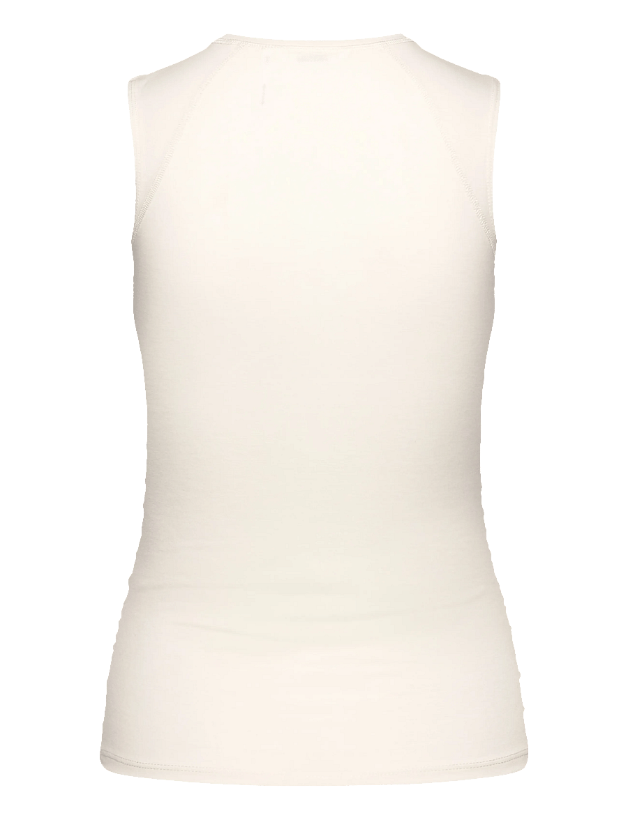Monki - Rushed side top - linnen - white light - 1