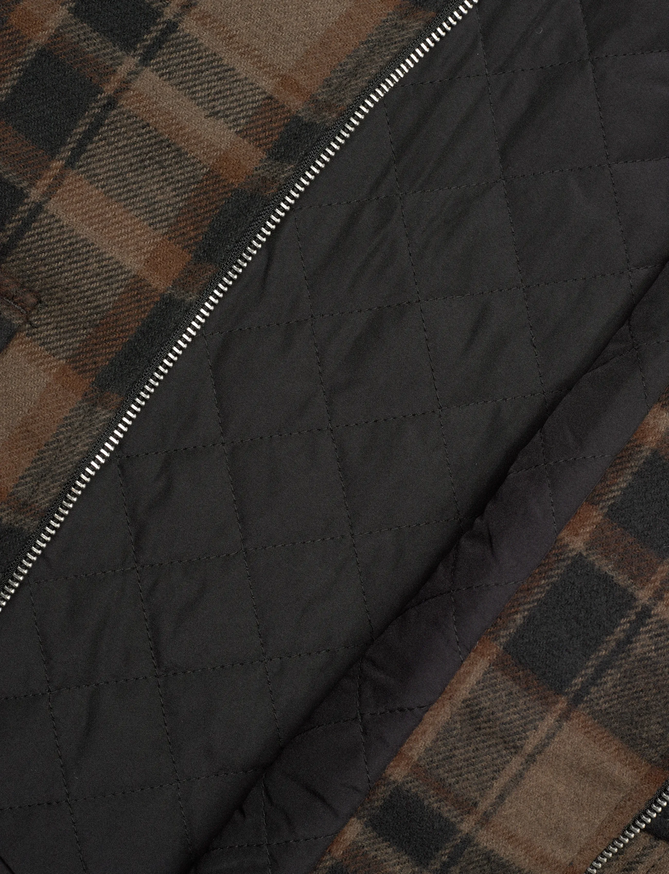 Monki - Boxy Twill Jacket - vinterjackor - brown dark - 4
