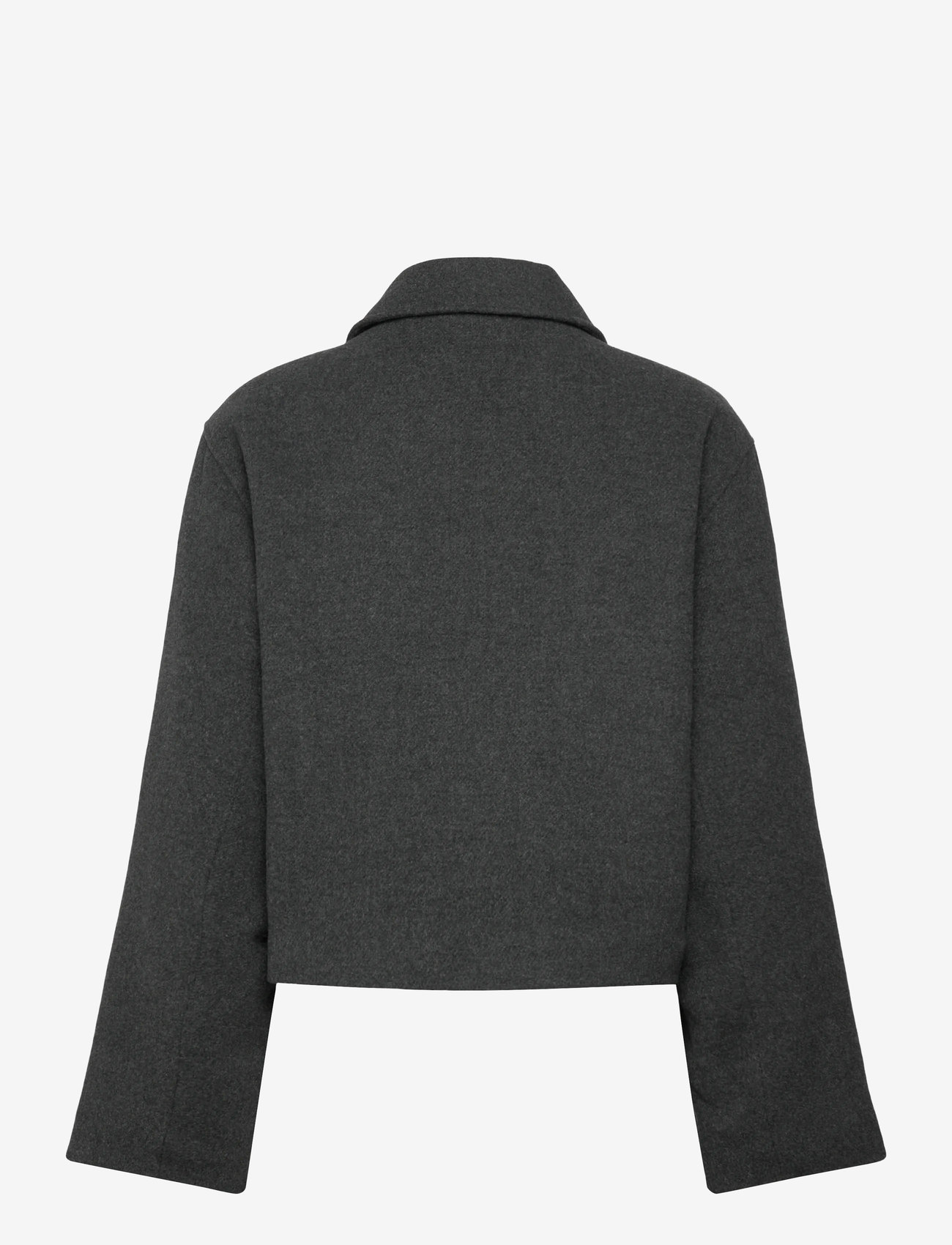 Monki - Boxy Twill Jacket - léttir jakkar - grey dark - 1