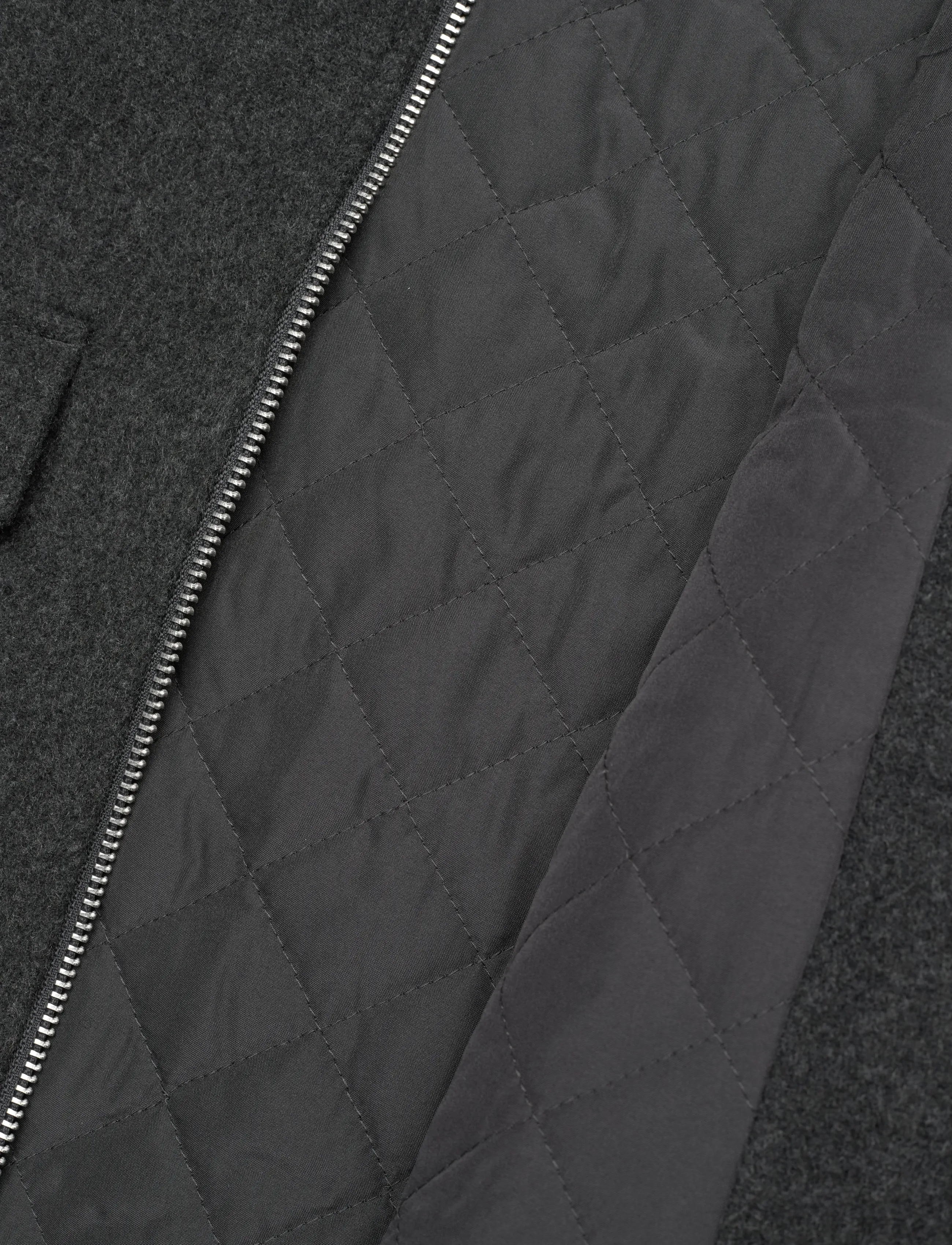Monki - Boxy Twill Jacket - vinterjakker - grey dark - 5