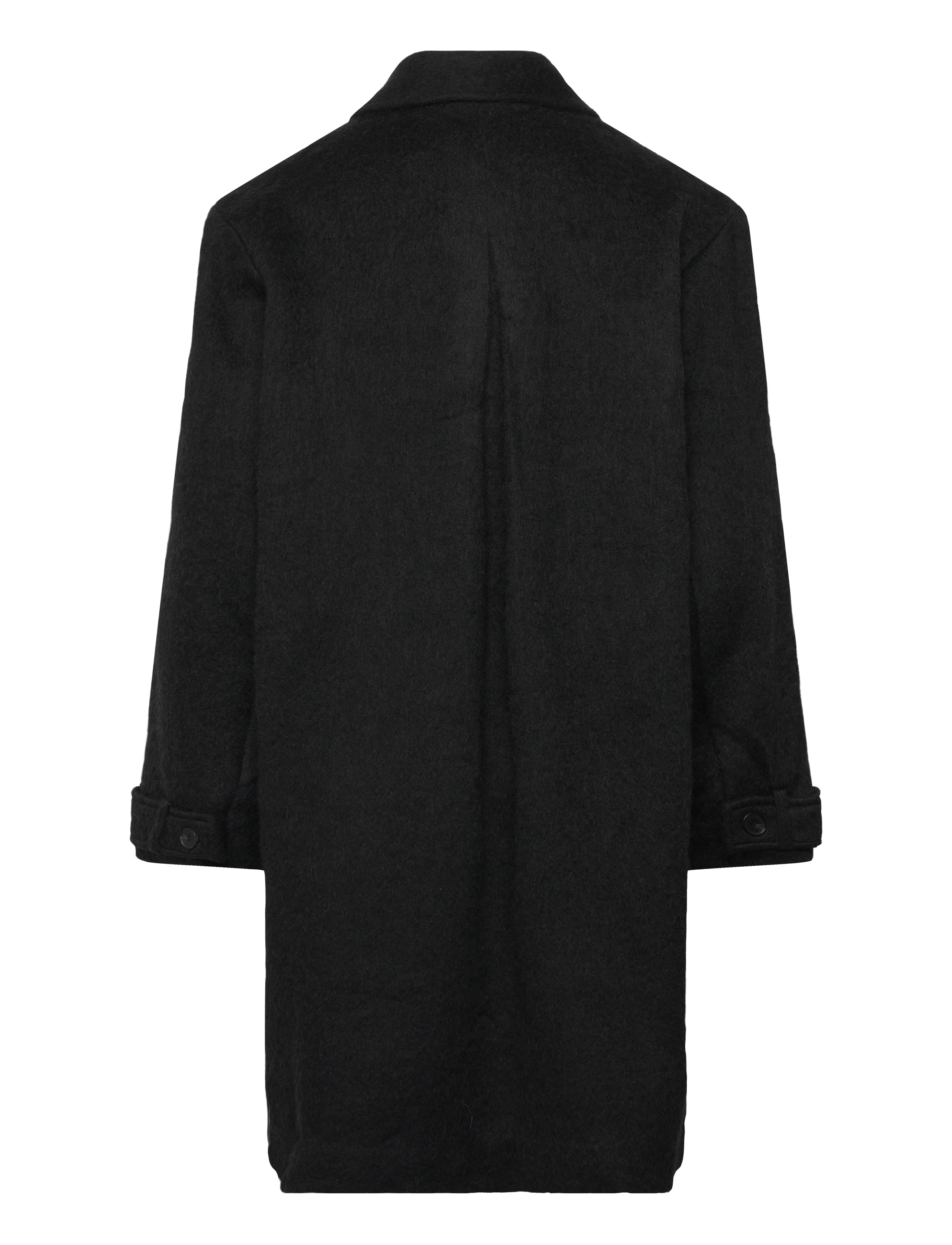 Knee-Length Single-Breasted Coat 2
