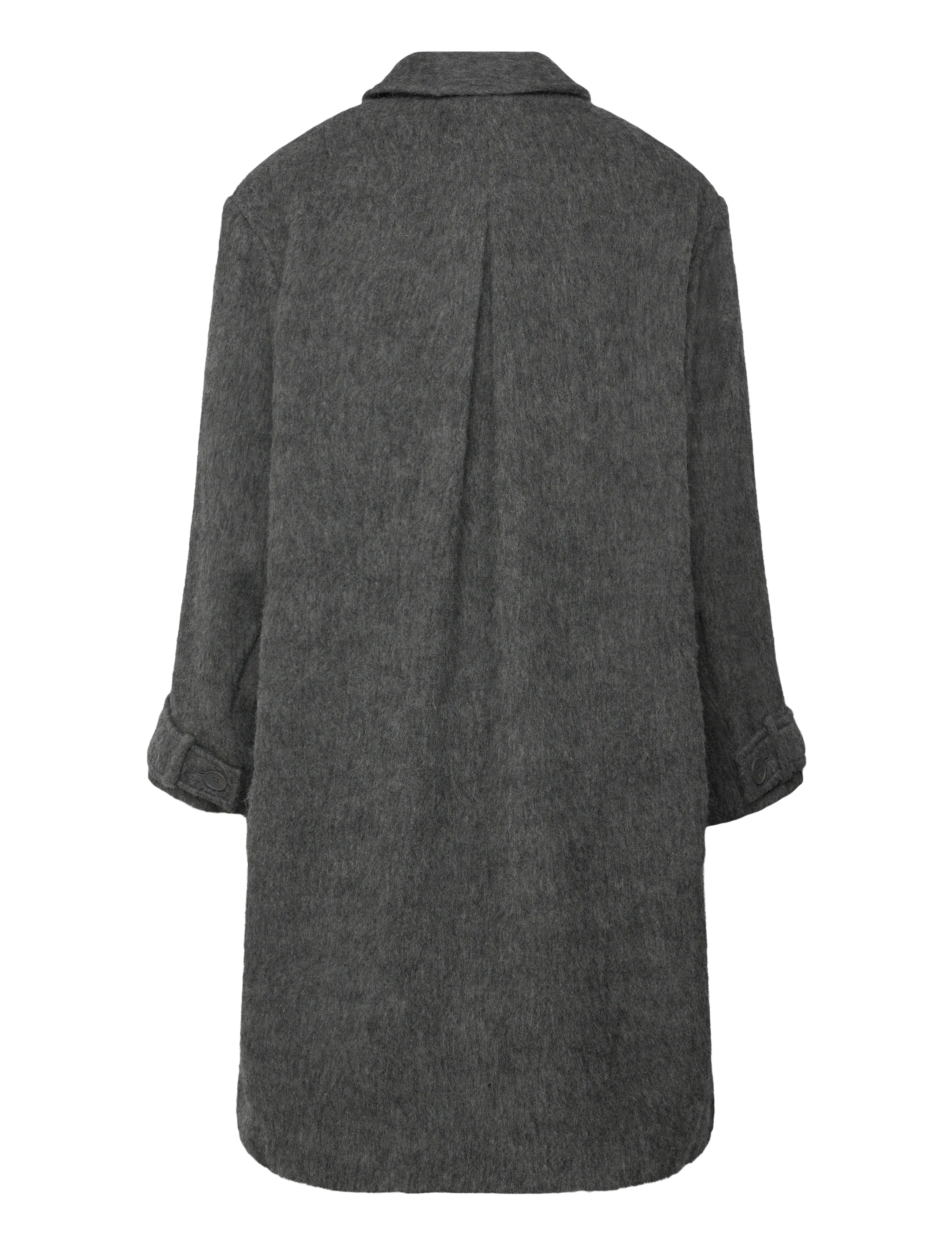 Knee-Length Single-Breasted Coat 2