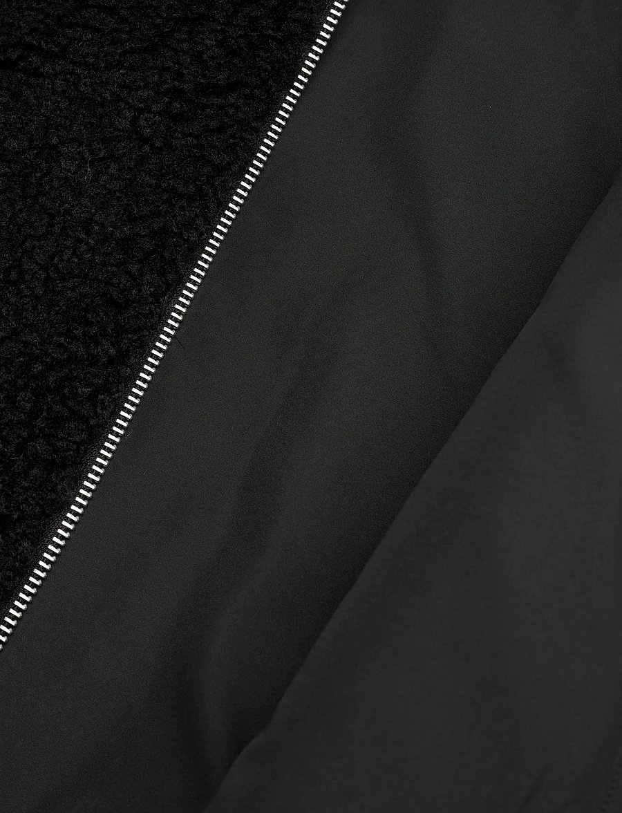 Monki - Knitted Hoodie - kapuzenpullover - black dark - 4