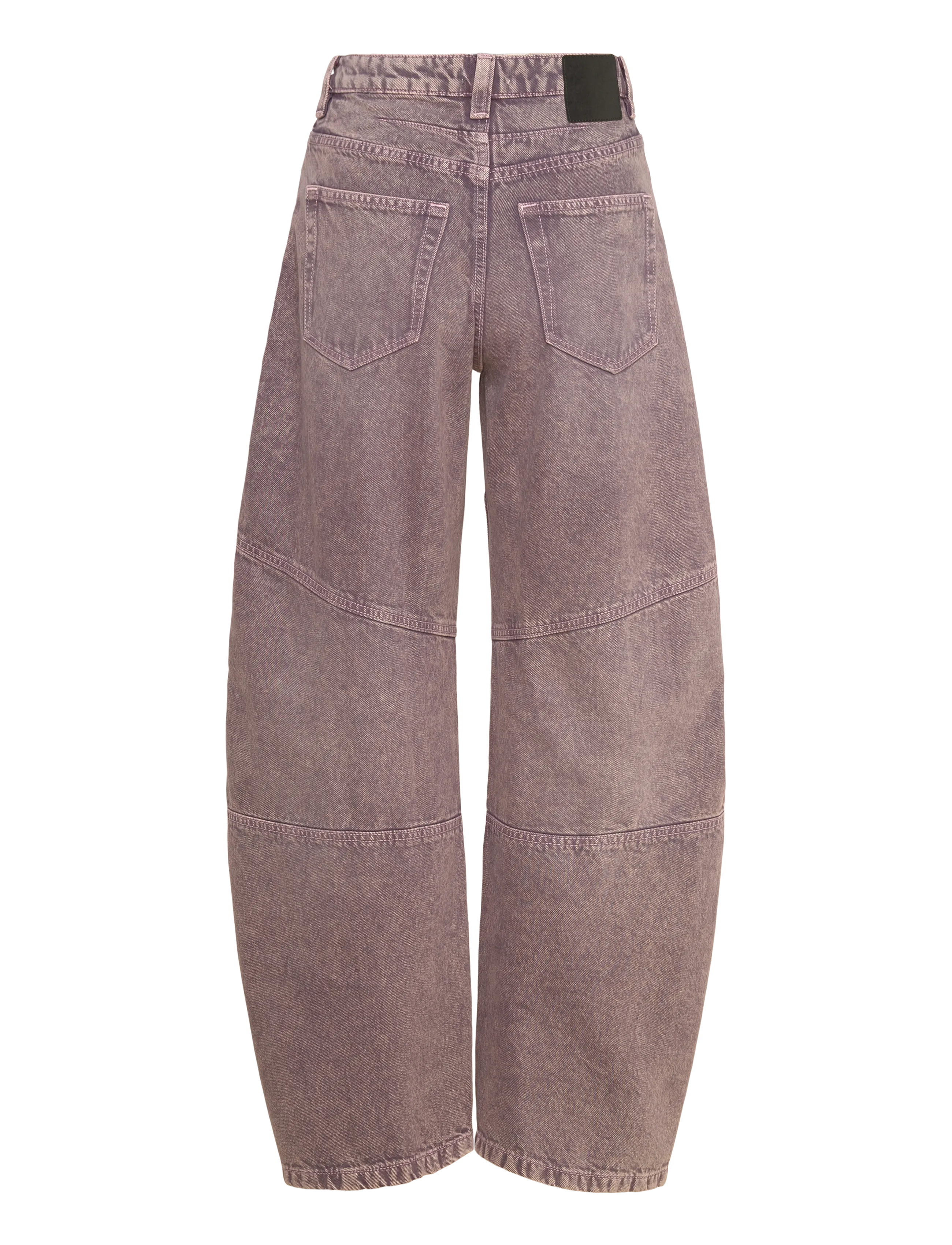 Monki - HW COCOON JEANS - barrel jeans - lilac purple medium dusty - 1