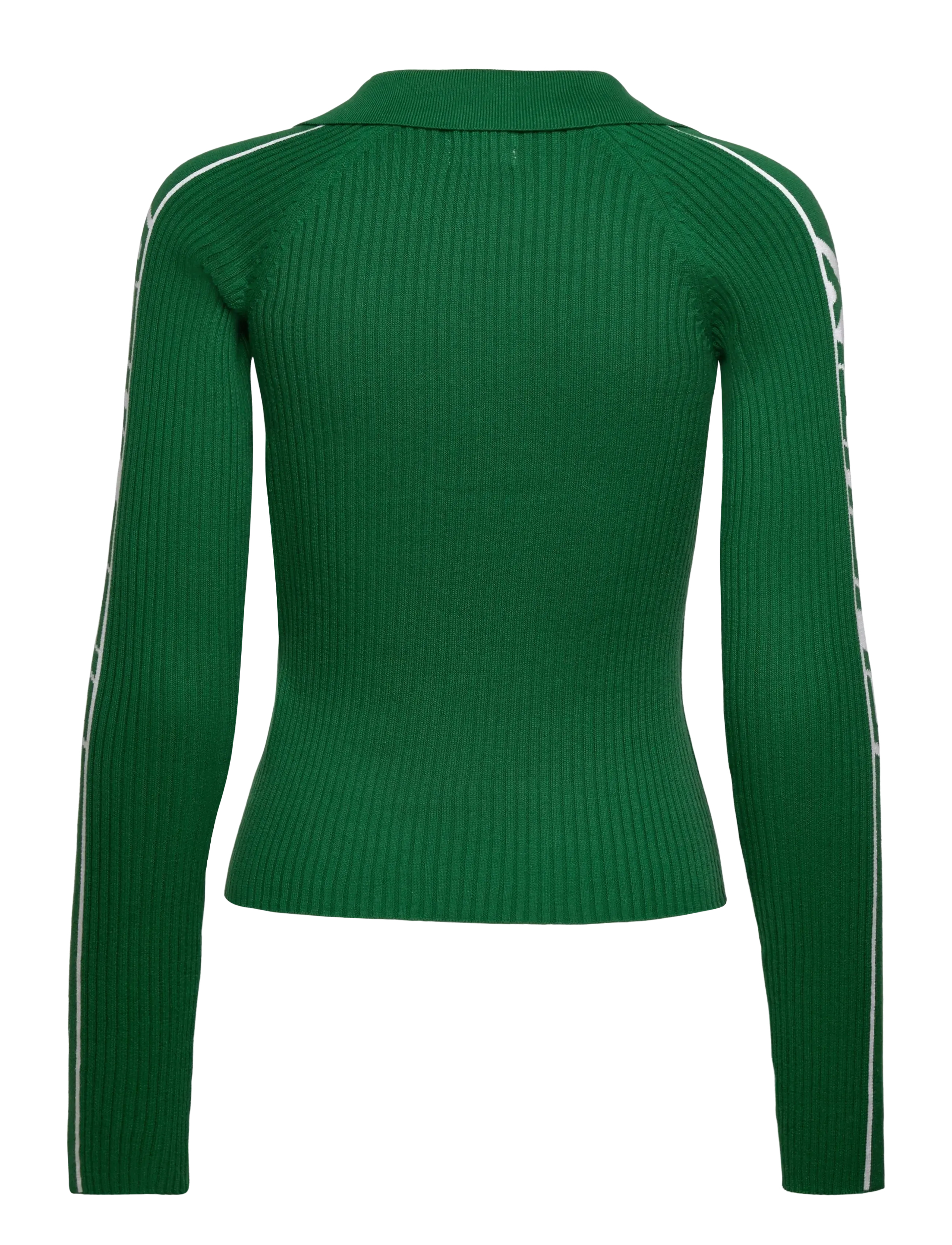 Monki - Knitted collar Top - pullover - green medium - 1