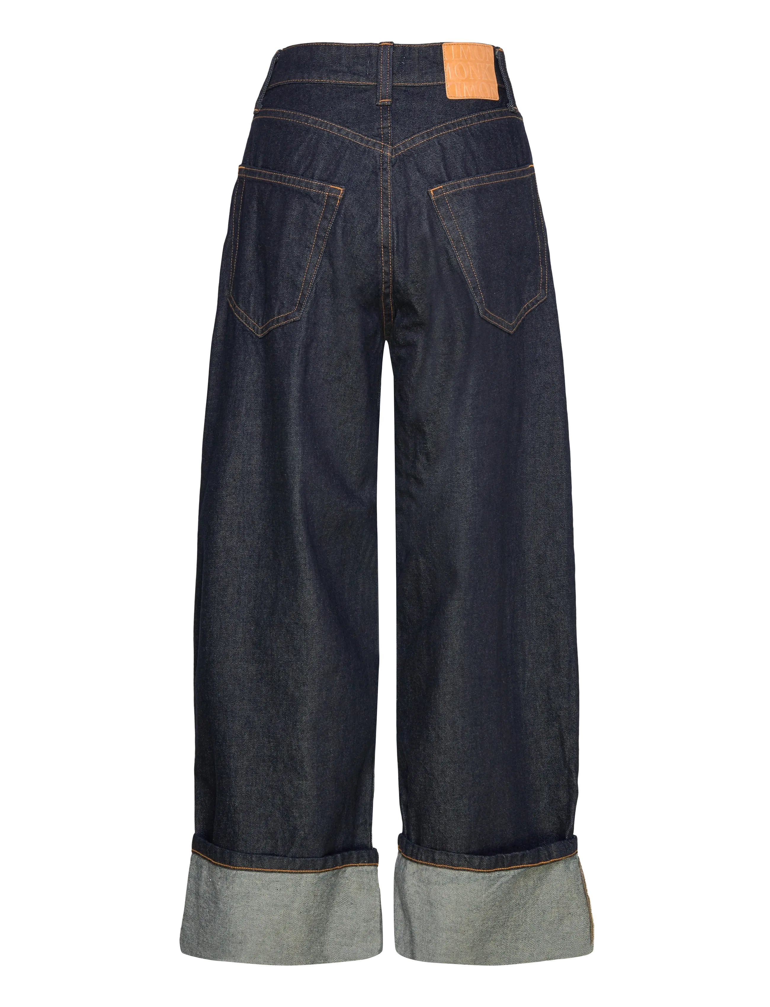 Monki - Peggy Low Rise Loose Baggy Jeans - pantalons larges - blue rinse - 1