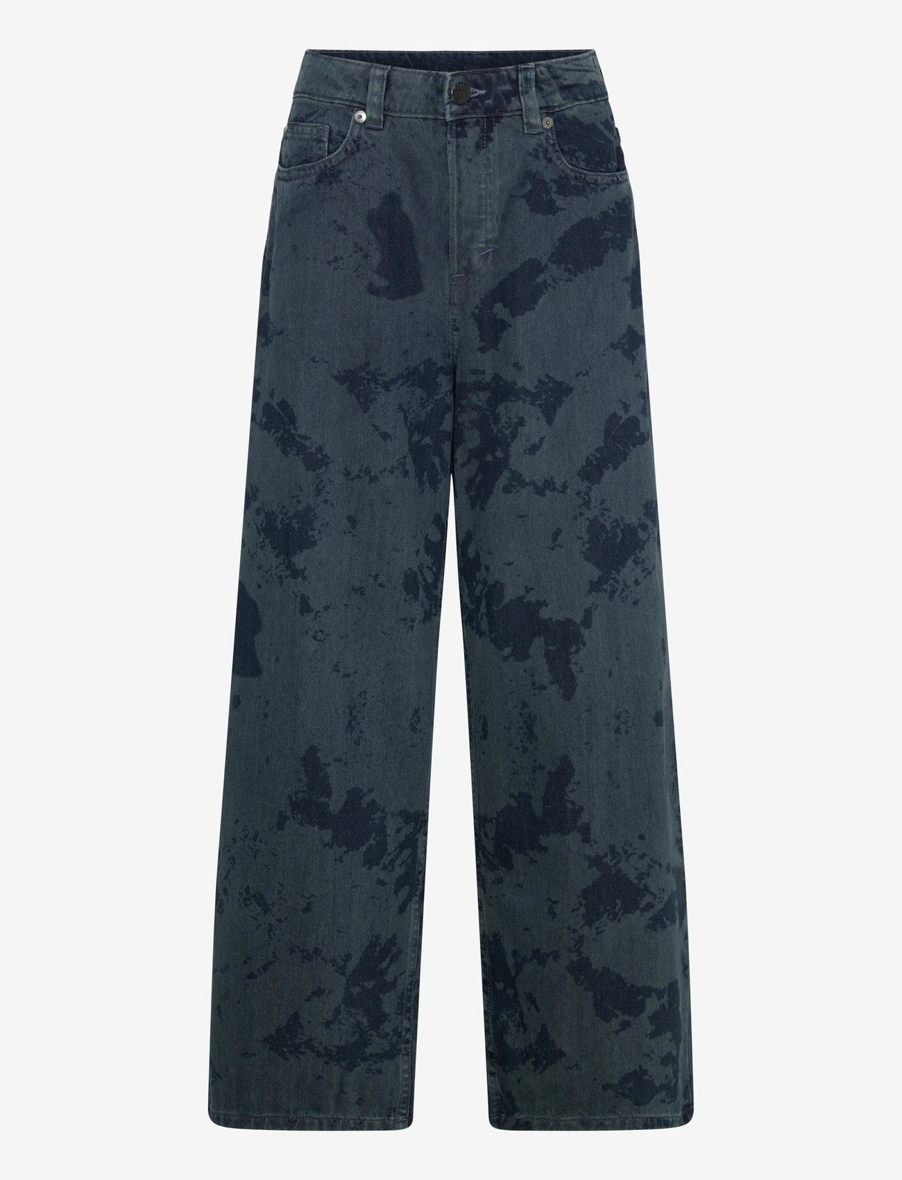 Monki - Peggy Low Rise Loose Baggy Leg Jeans - vida jeans - denim blue dark - 0