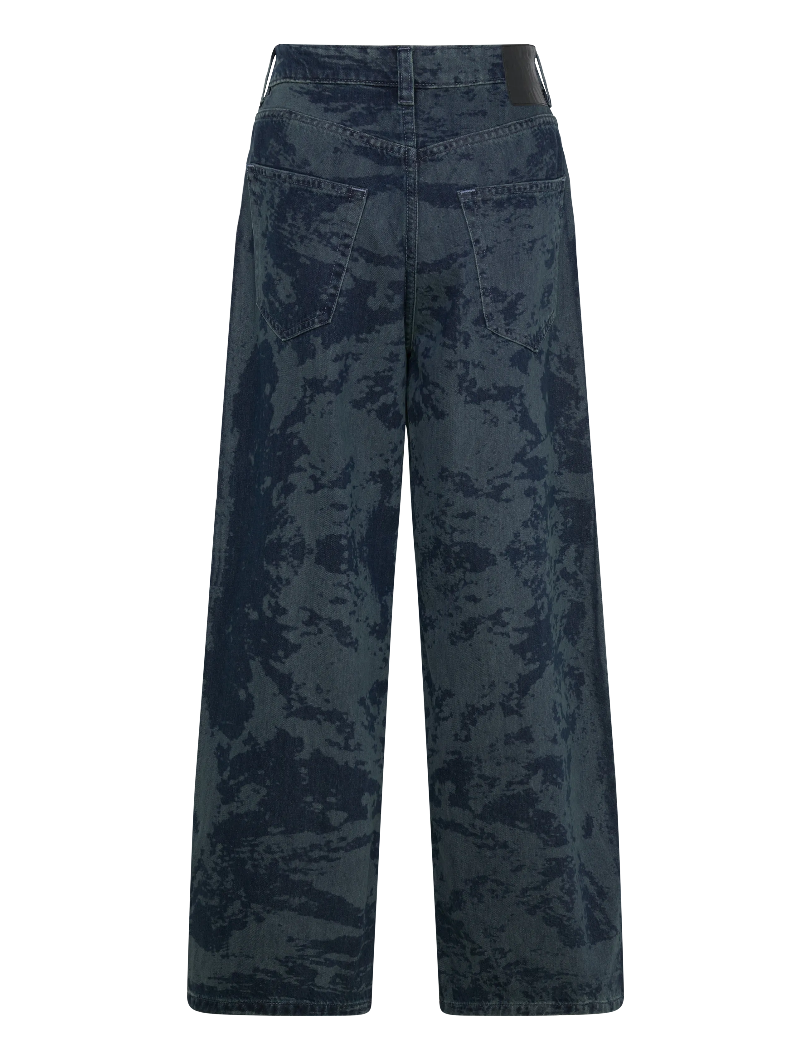 Monki - Peggy Low Rise Loose Baggy Jeans - hosen mit weitem bein - denim blue dark - 1