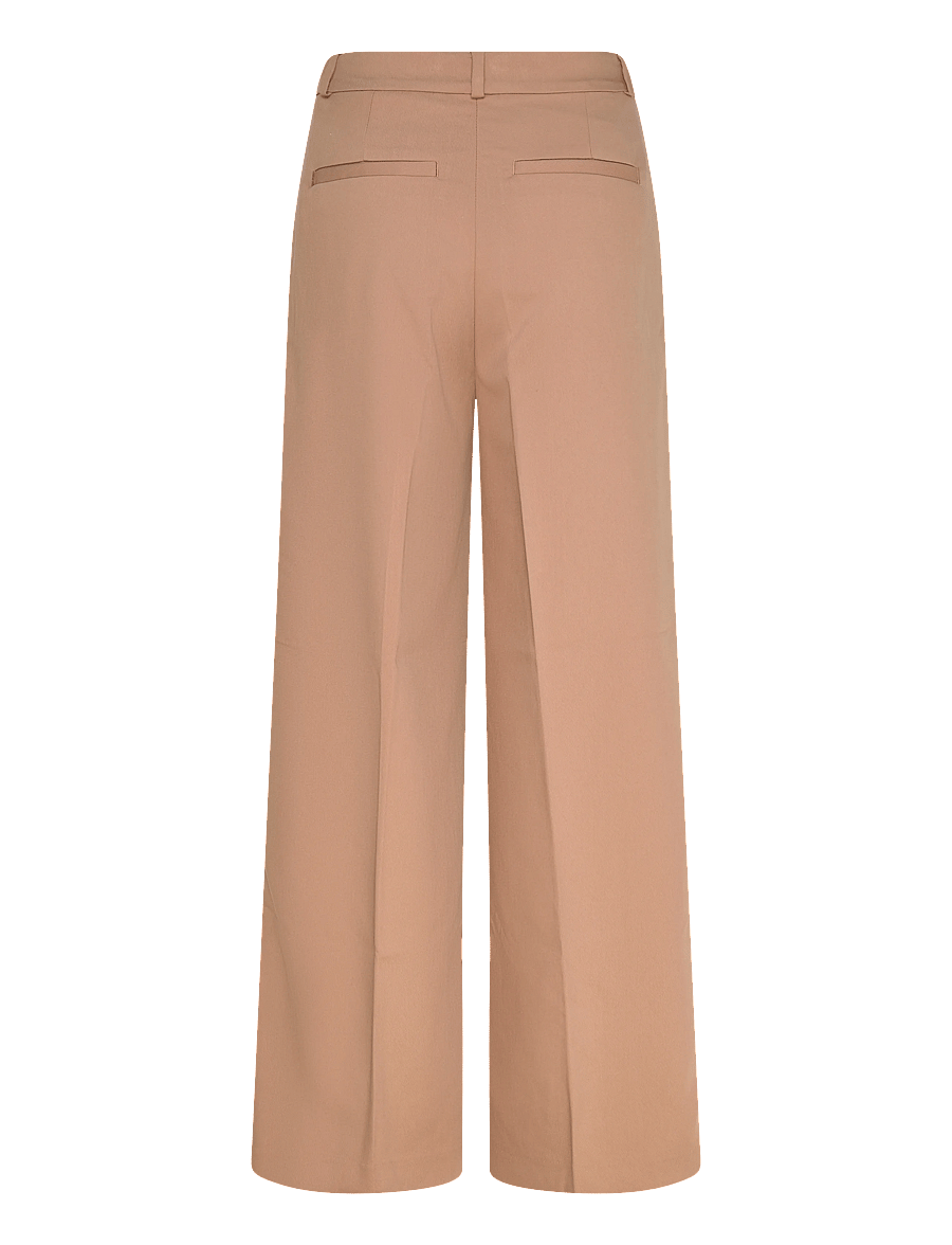 Monki - High Waisted Wide Leg Suiting Trousers - habitbukser - beige dark - 1