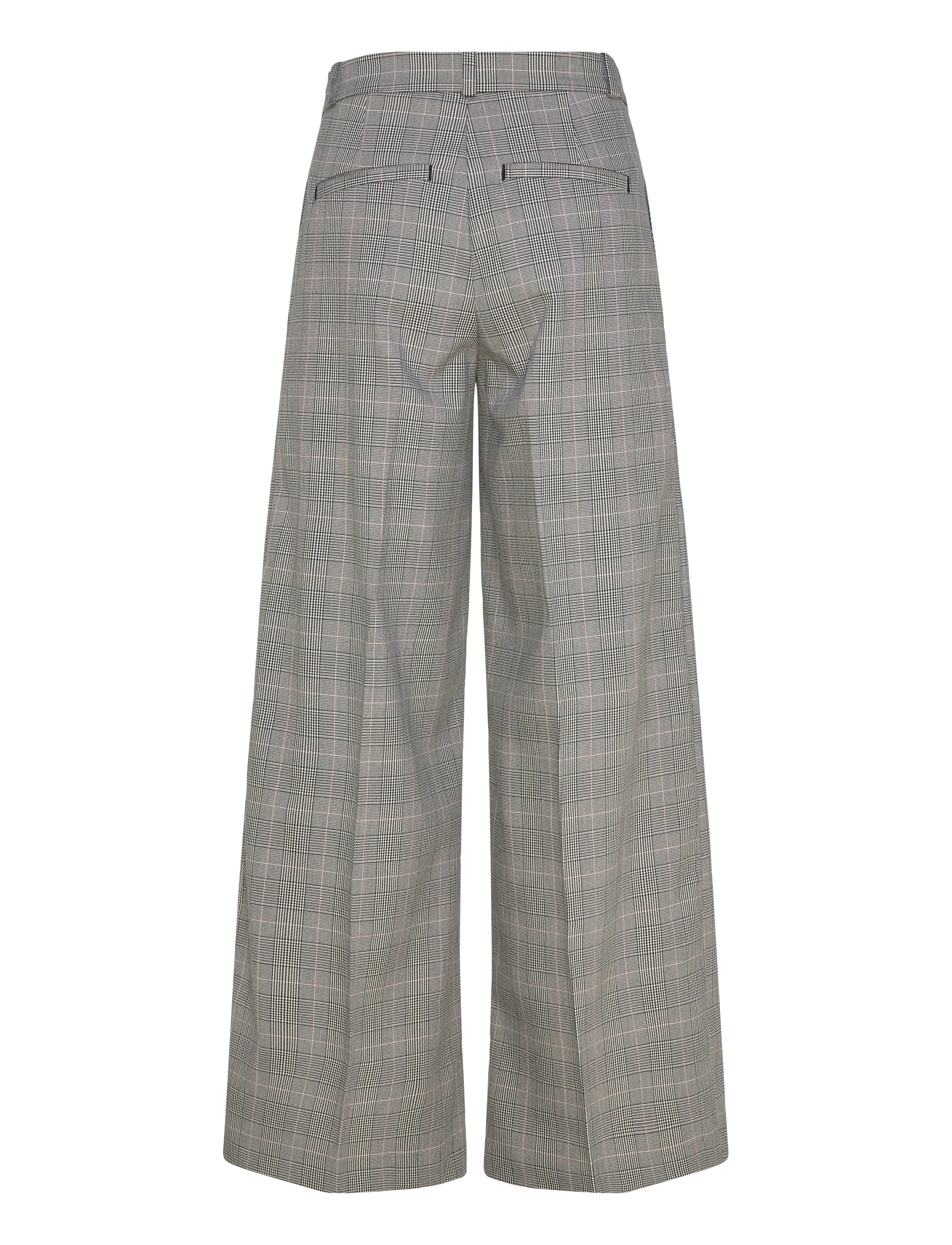 Monki - High Waisted Wide Leg Suiting Trousers - anzugshosen - black dark - 1