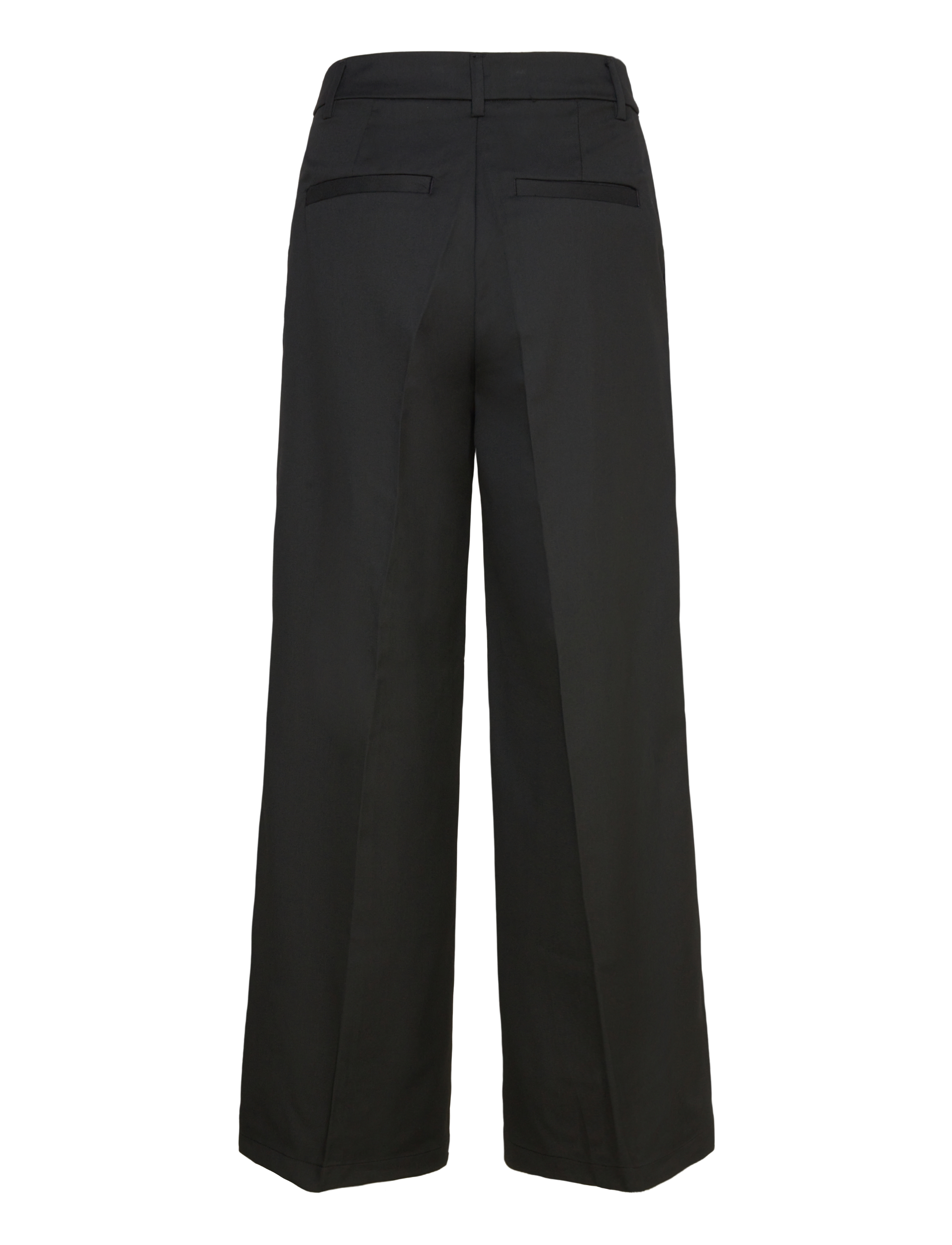 Monki - High Waisted Wide Leg Suiting Trousers - od garnituru - black dark solid - 1