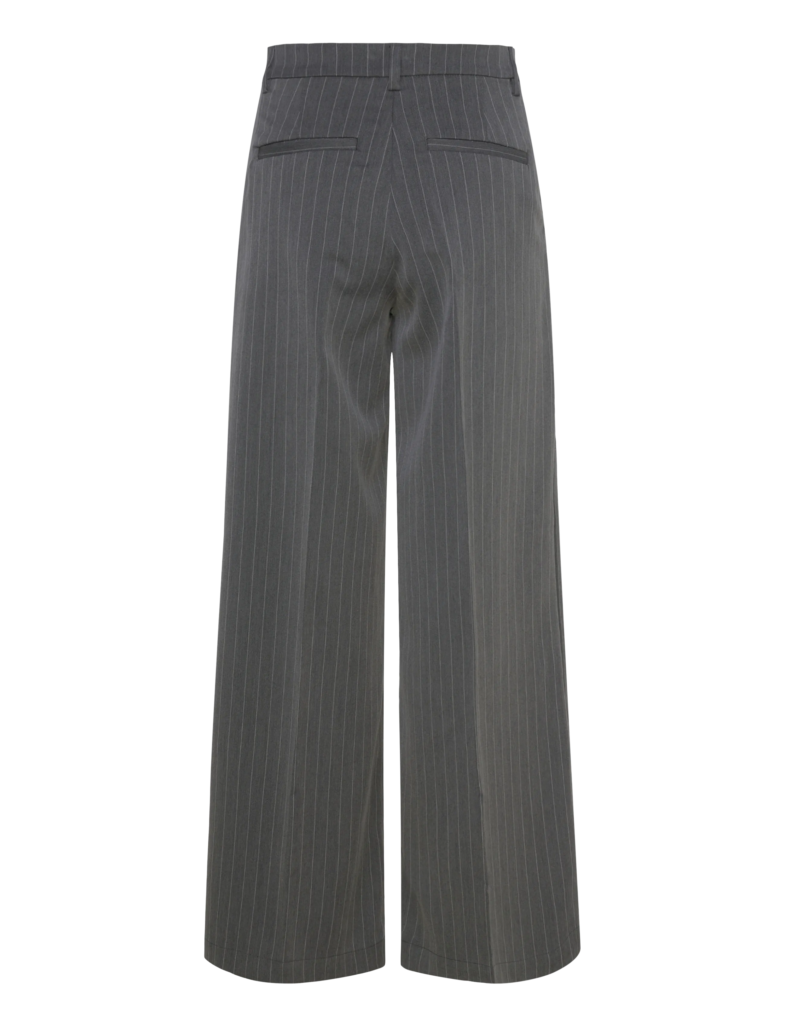 Monki - High Waisted Wide Leg Suiting Trousers - habitbukser - grey melange dark - 1