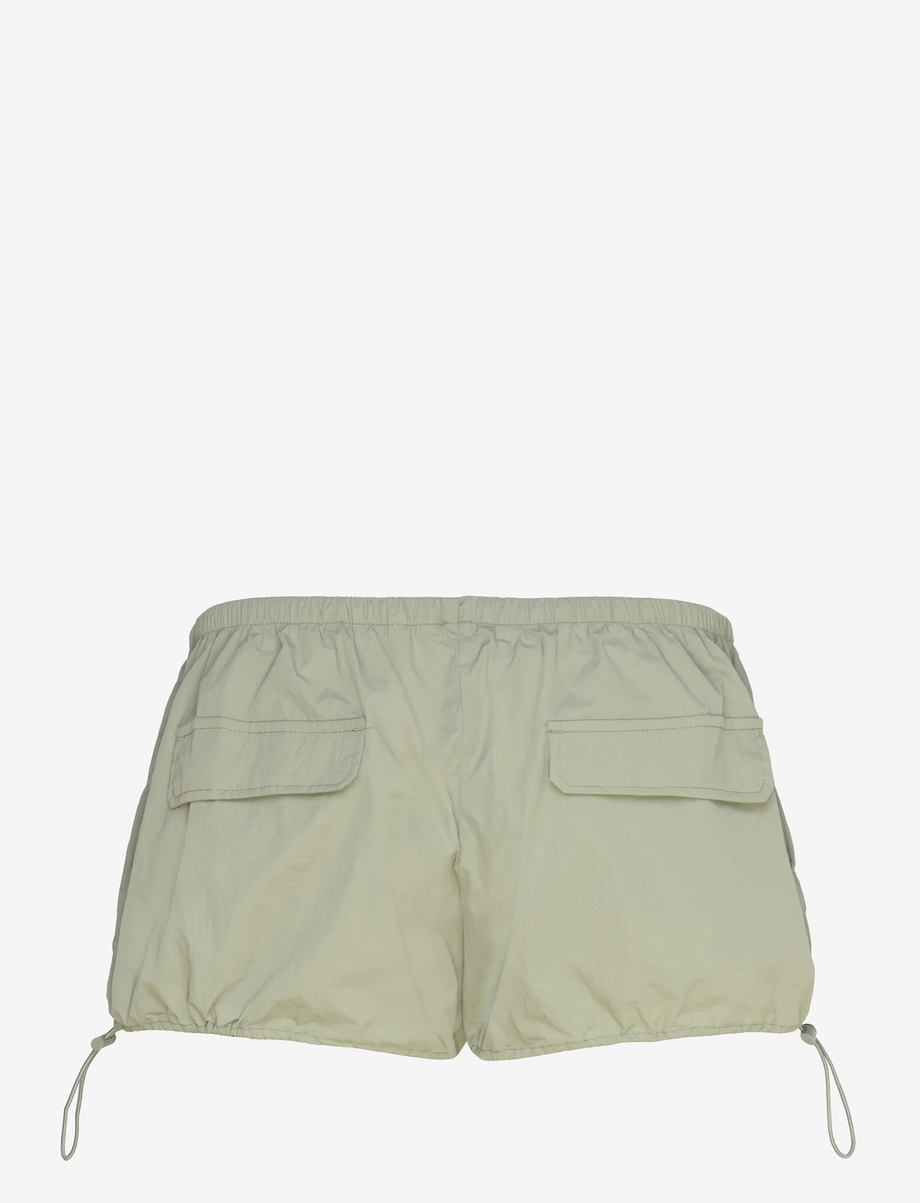 Monki - Drawstring Mini Cargo Shorts - casual shorts - khaki green medium dusty - 1