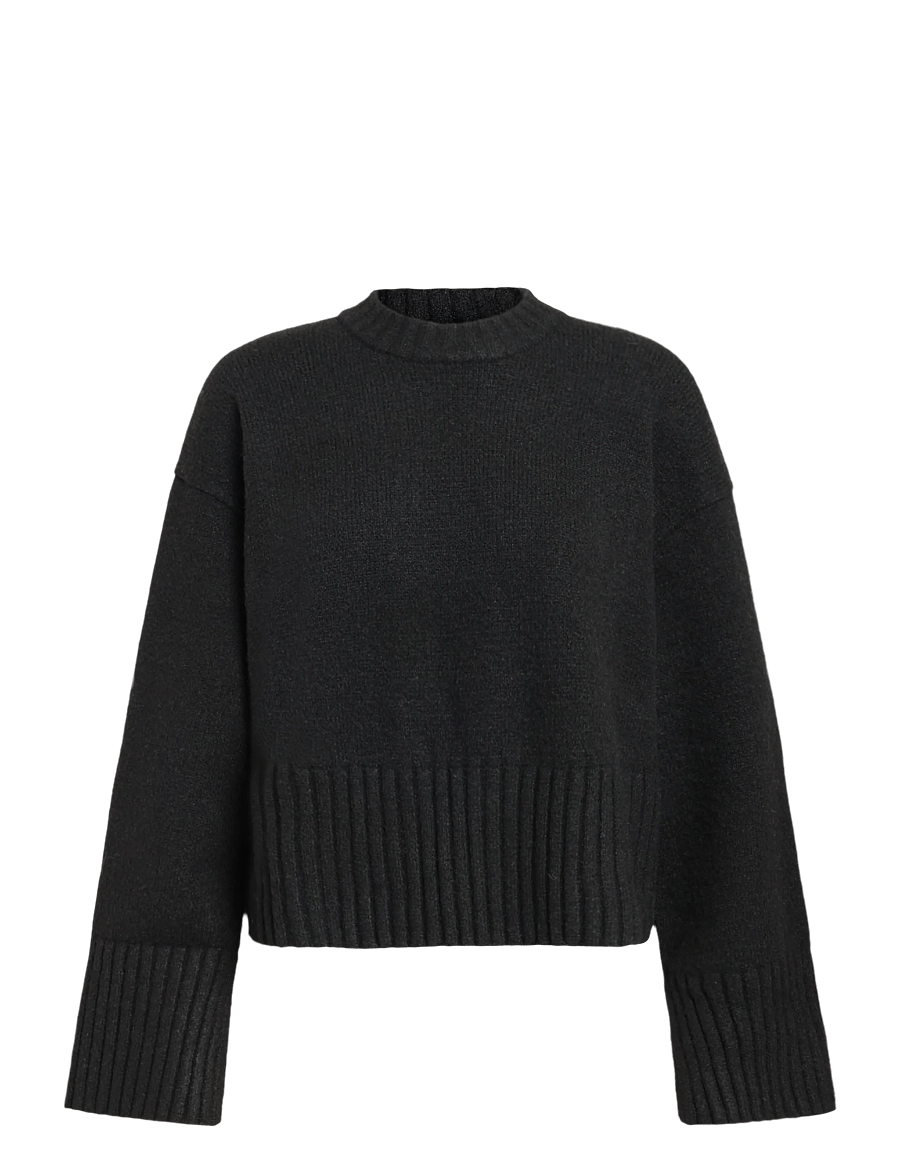 Monki - Knitted Oversized Sweater - pullover - black dark - 0