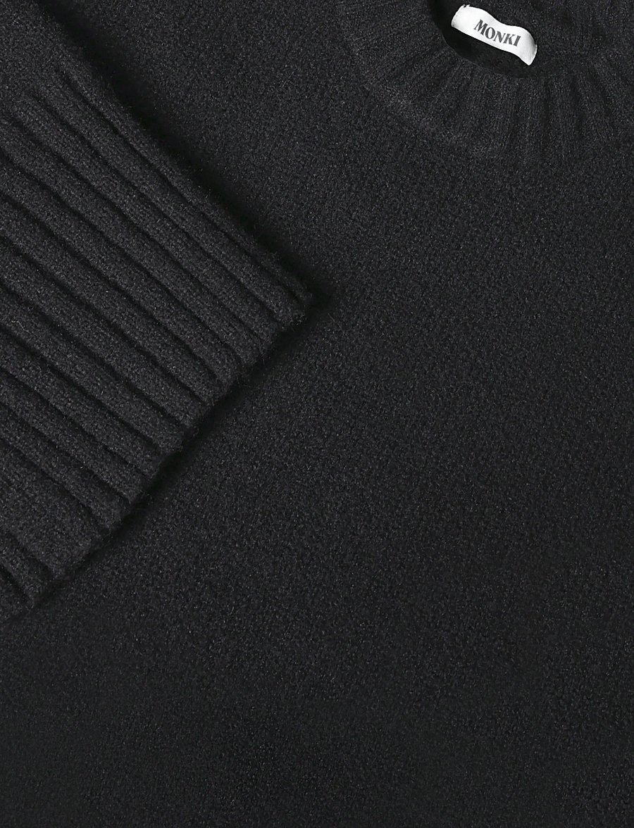 Monki - Knitted Oversized Sweater - pullover - black dark - 2