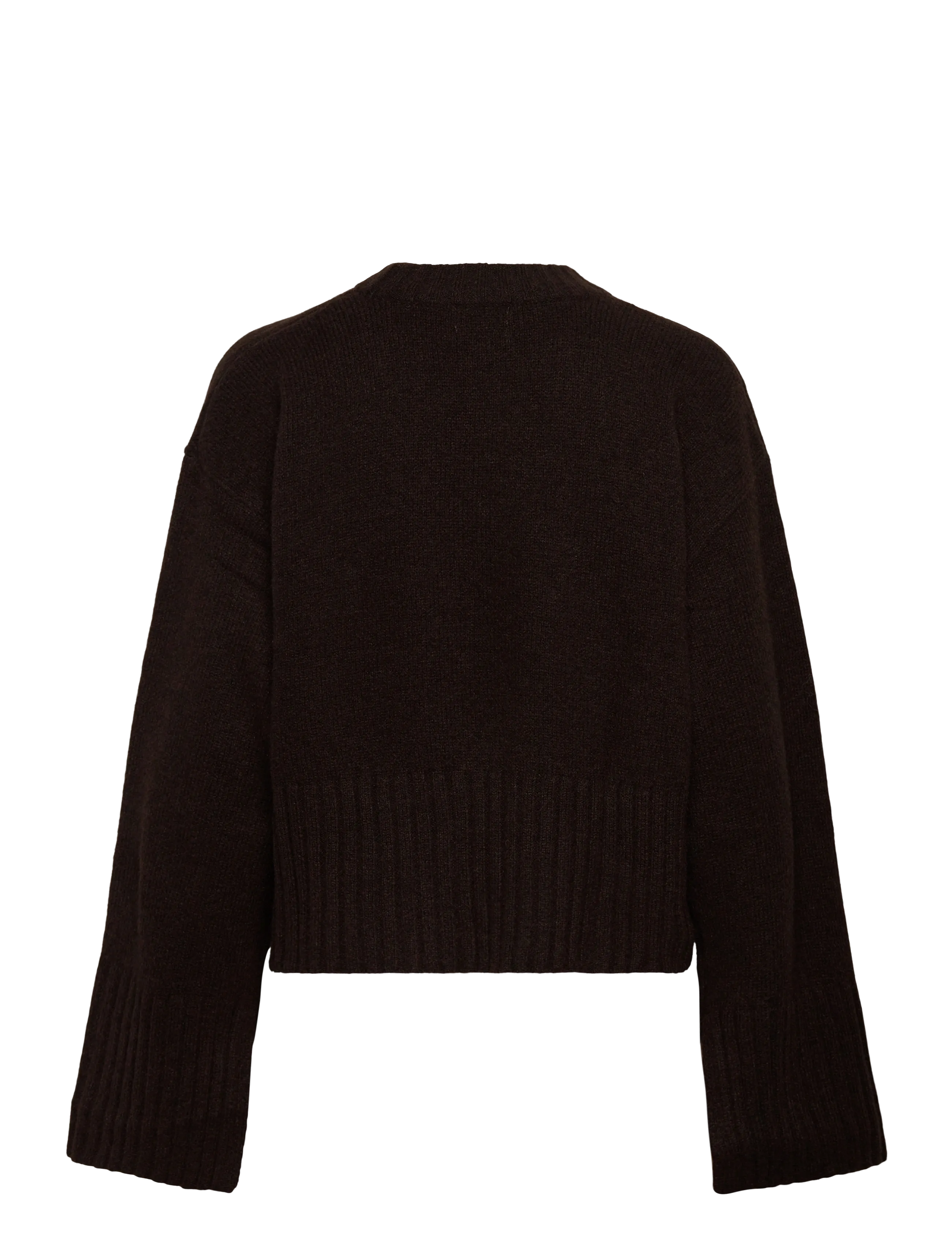 Monki - Knitted Oversized Sweater - stickade tröjor - brown dark - 1