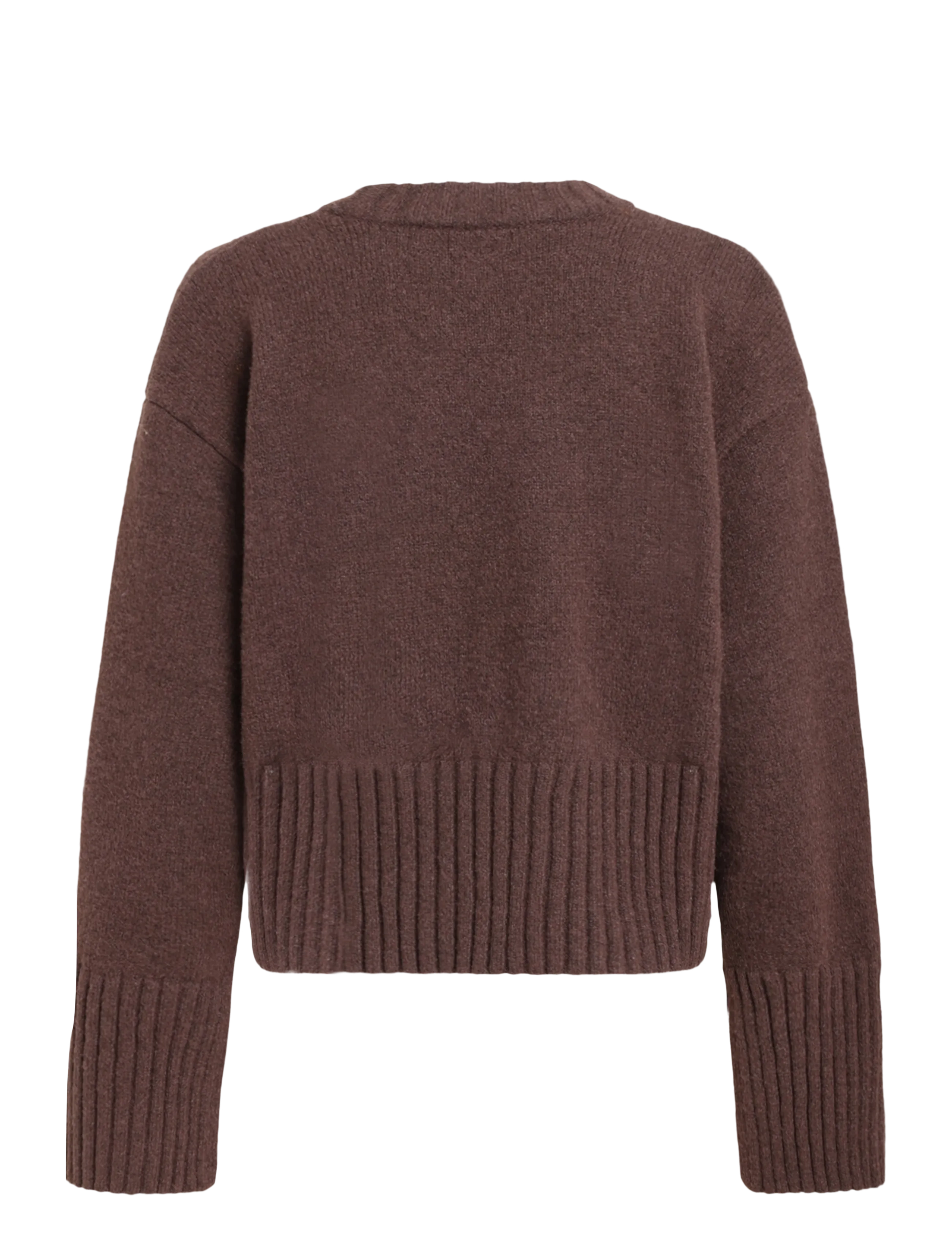 Monki - Knitted Oversized Sweater - pullover - brown dark - 1