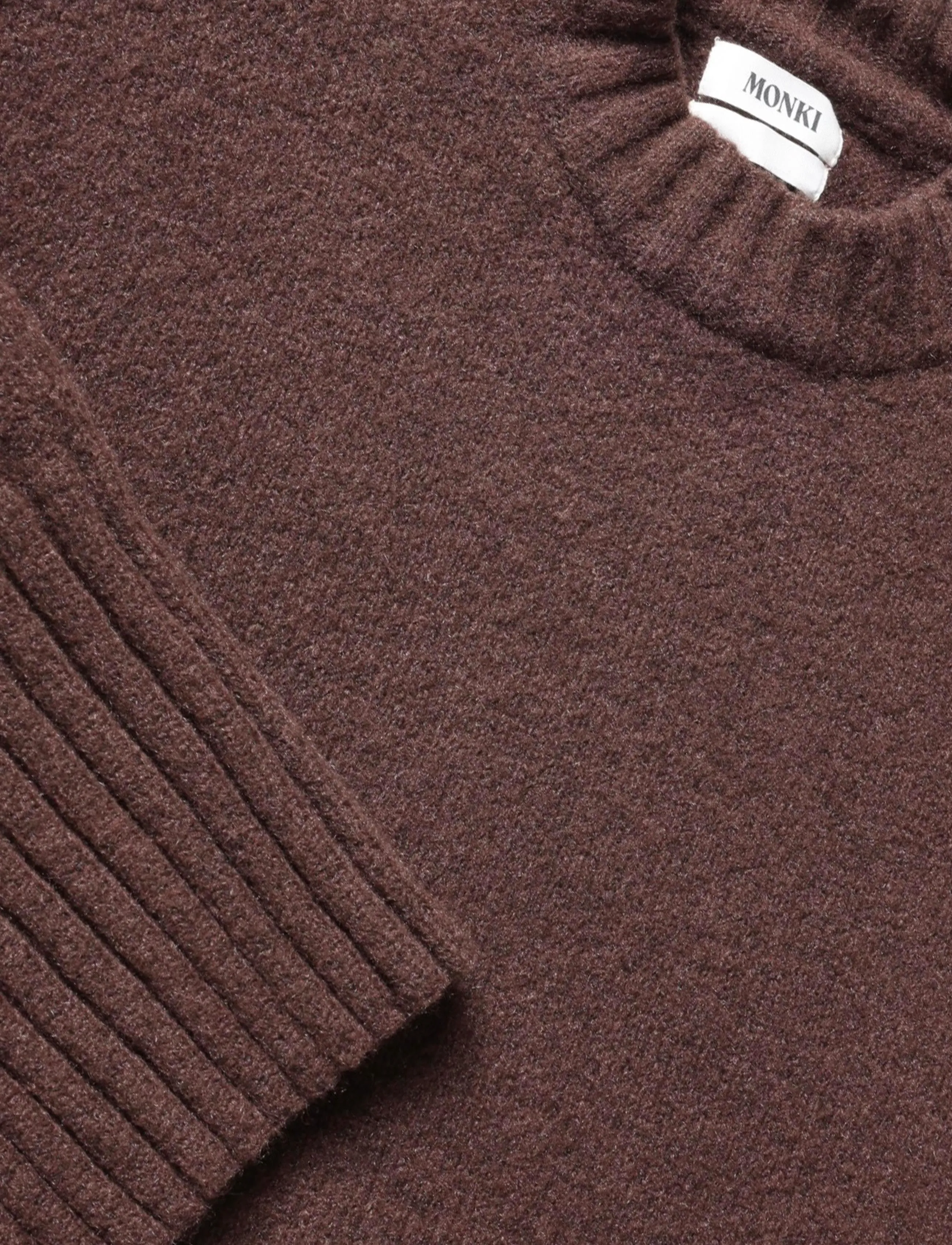 Monki - Knitted Oversized Sweater - pullover - brown dark - 2