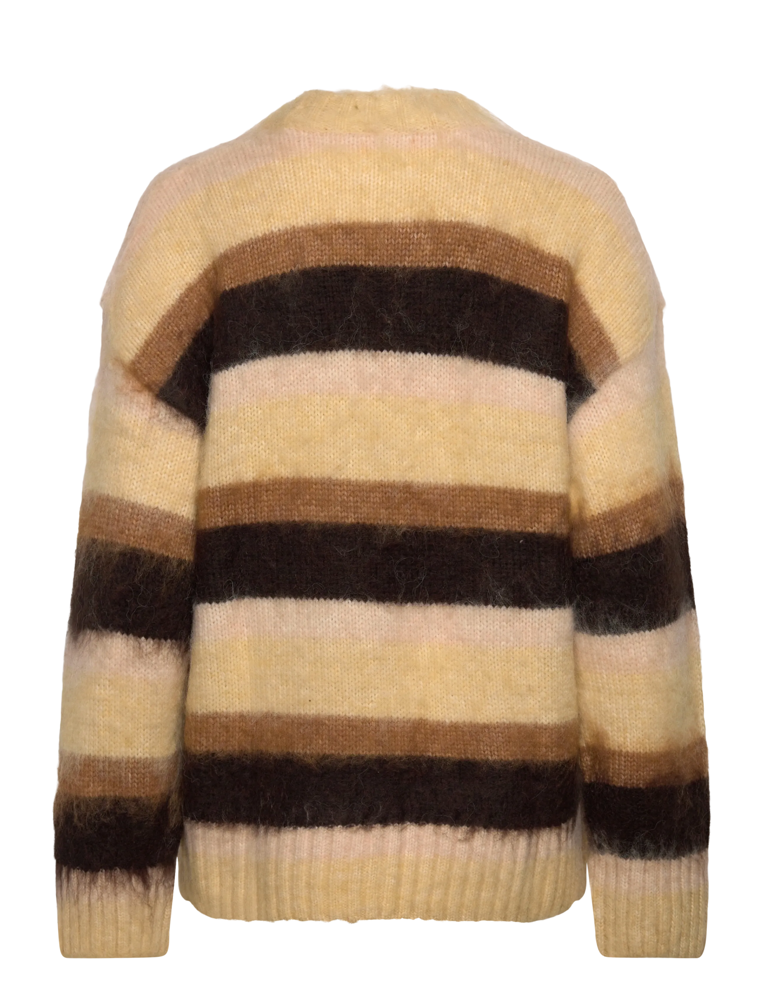 Monki - Relaxed Fit Fluffy Knit Sweater - sviitrid - beige medium dusty - 1